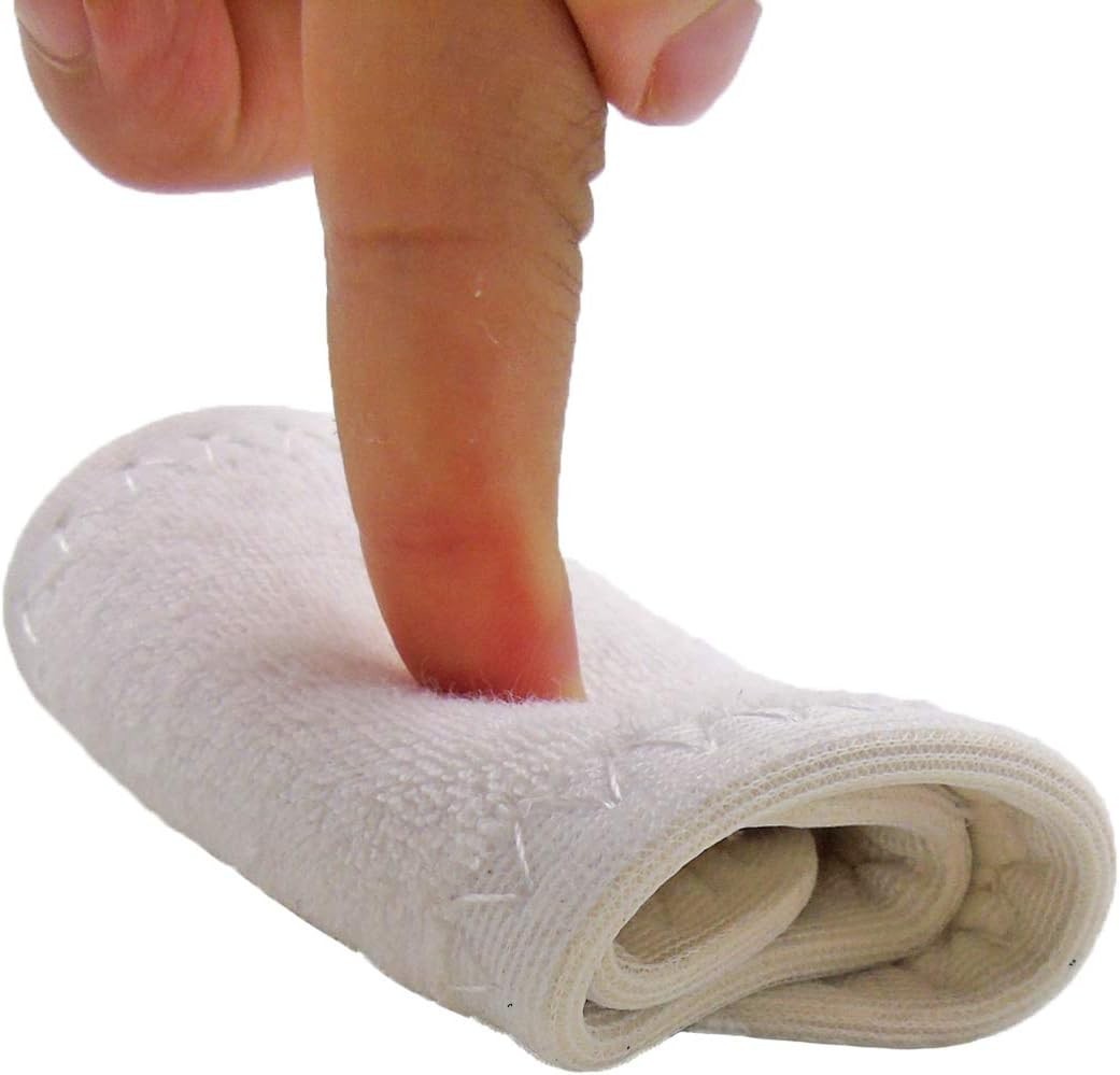 Happystep Terry Cloth Shoe Inserts Washable Insoles Sockless Liners Women Sweat