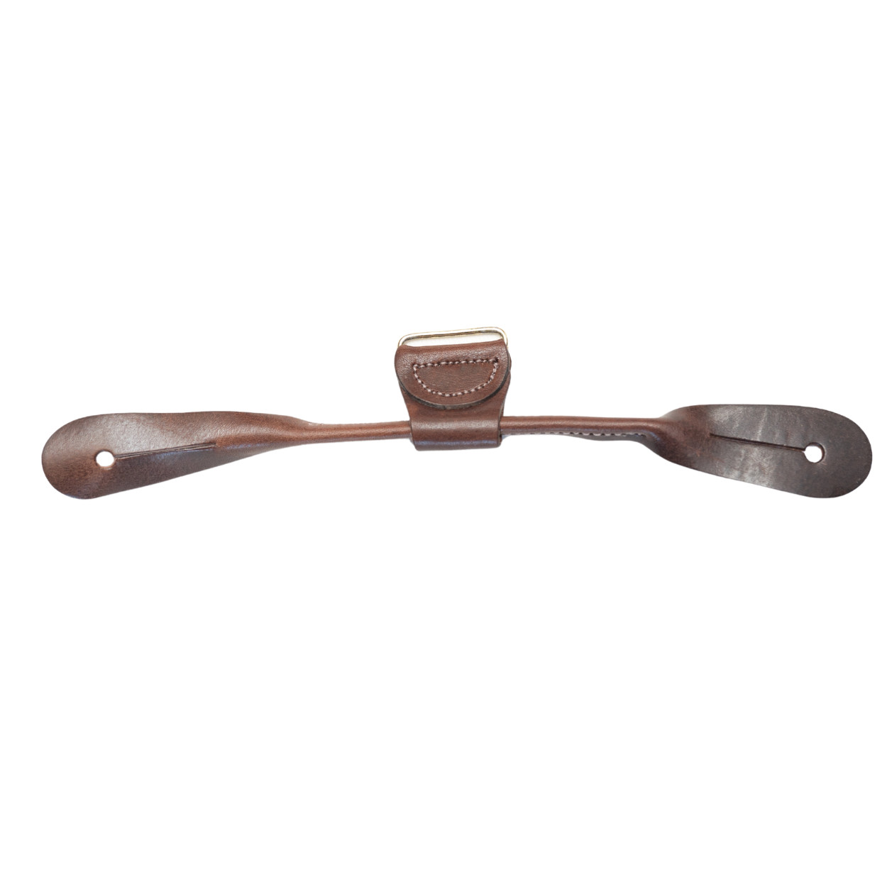 Men’s Suspenders, 12 Button On Leather Ears with Metal Brackets – USA Made