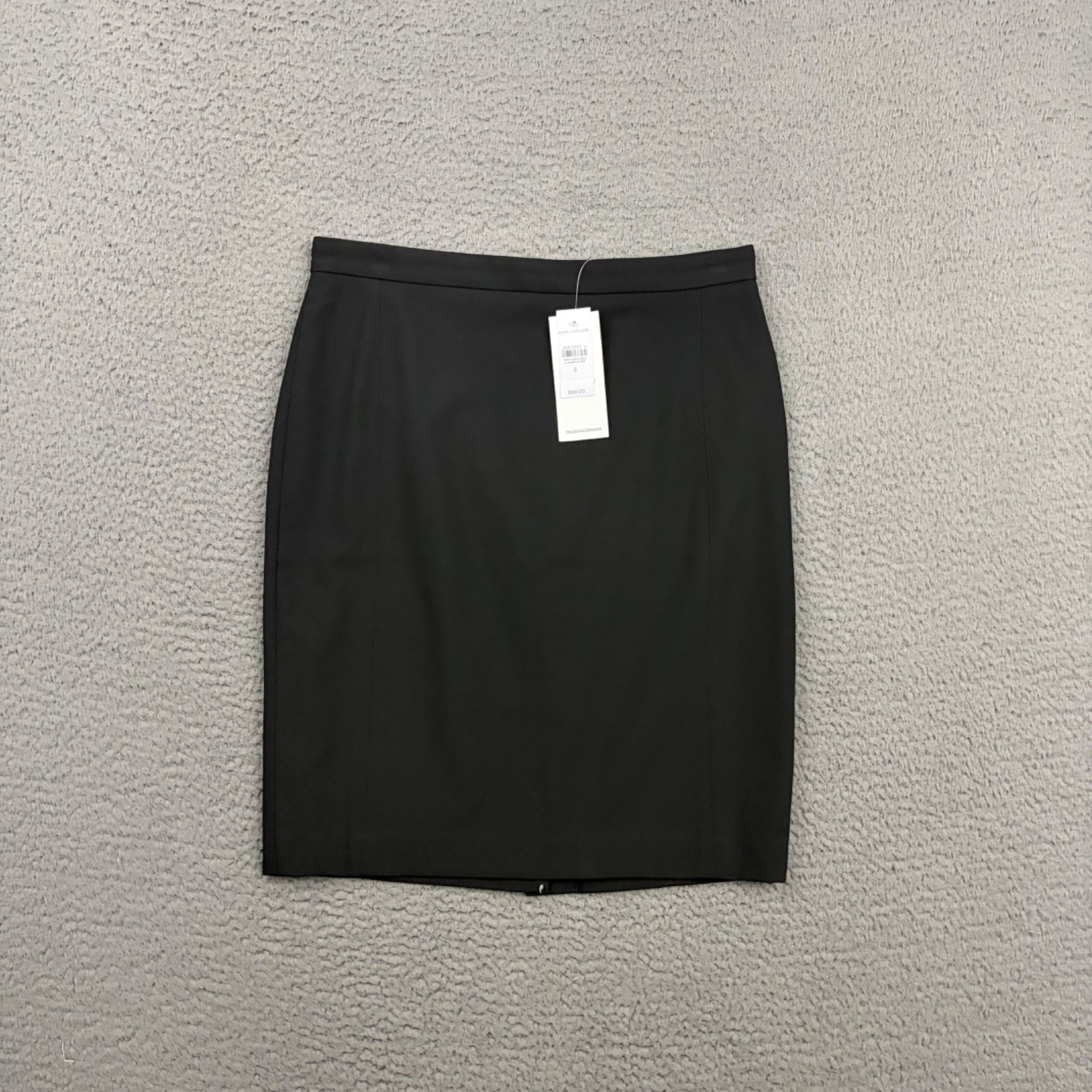 Ann Taylor Skirt Womens Size 6 Black Classic Career Business Everyday Mom