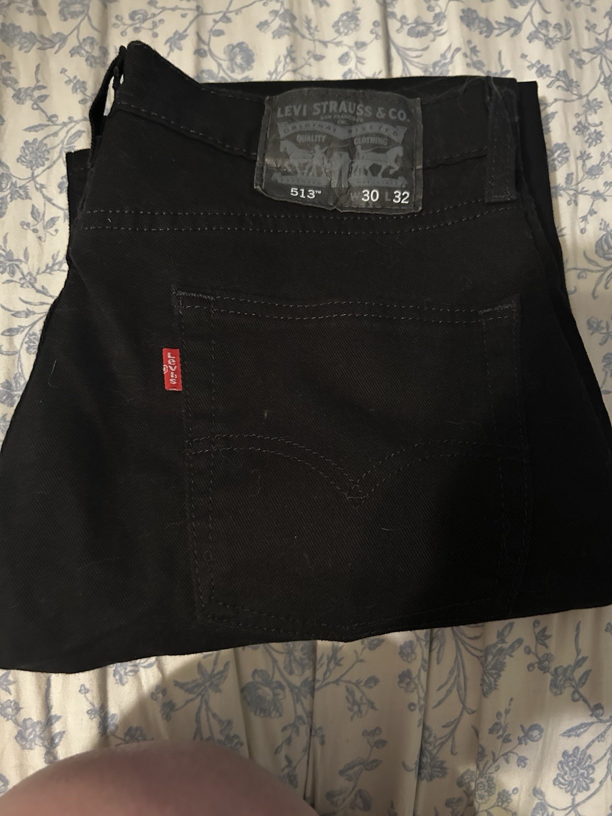 Mens Levis Black Label Red Tag 513 Jeans. 30×32 Straight Leg