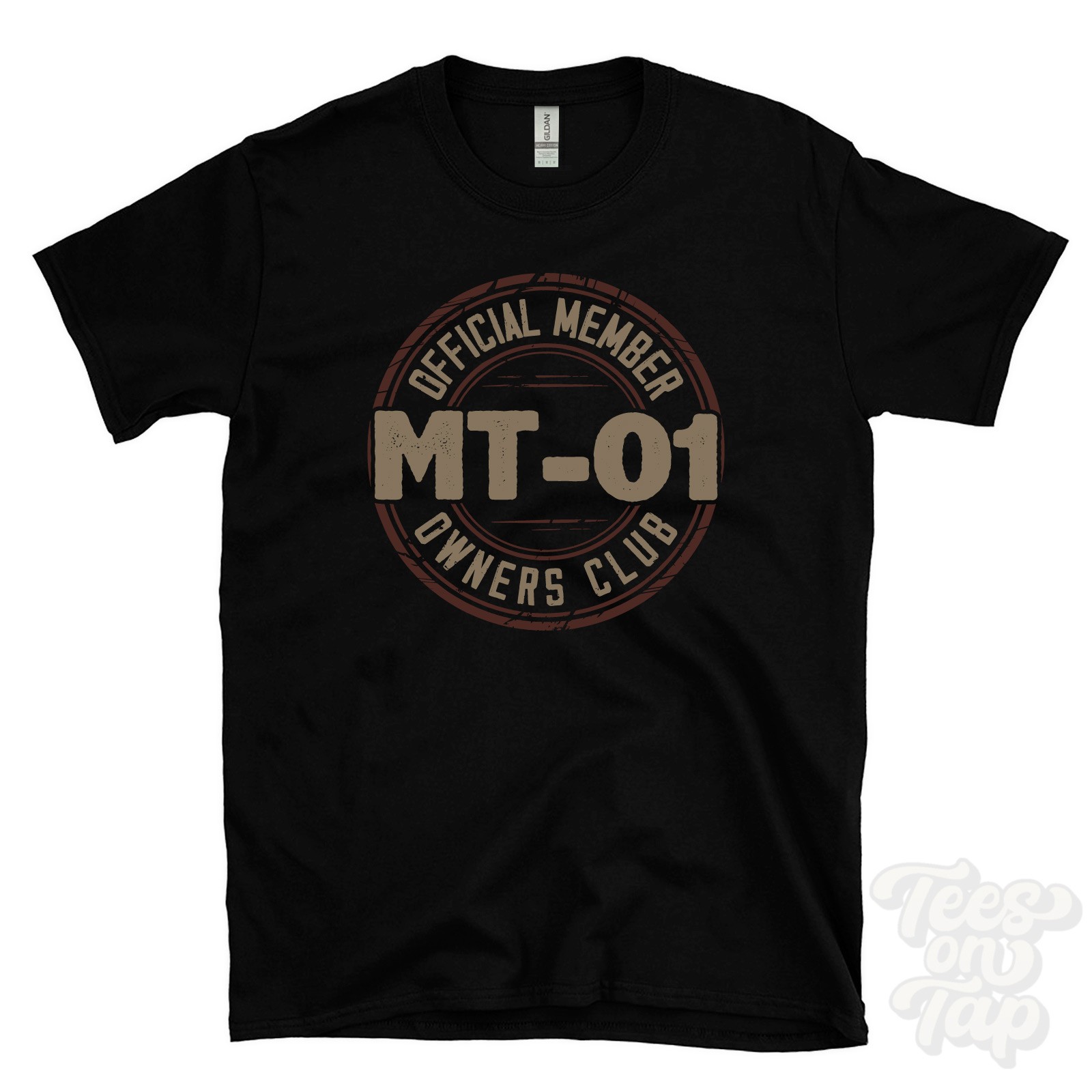 OFFICIAL MEMBER MT-01 OWNERS CLUB T-SHIRT motorcycle biker gift retro logo