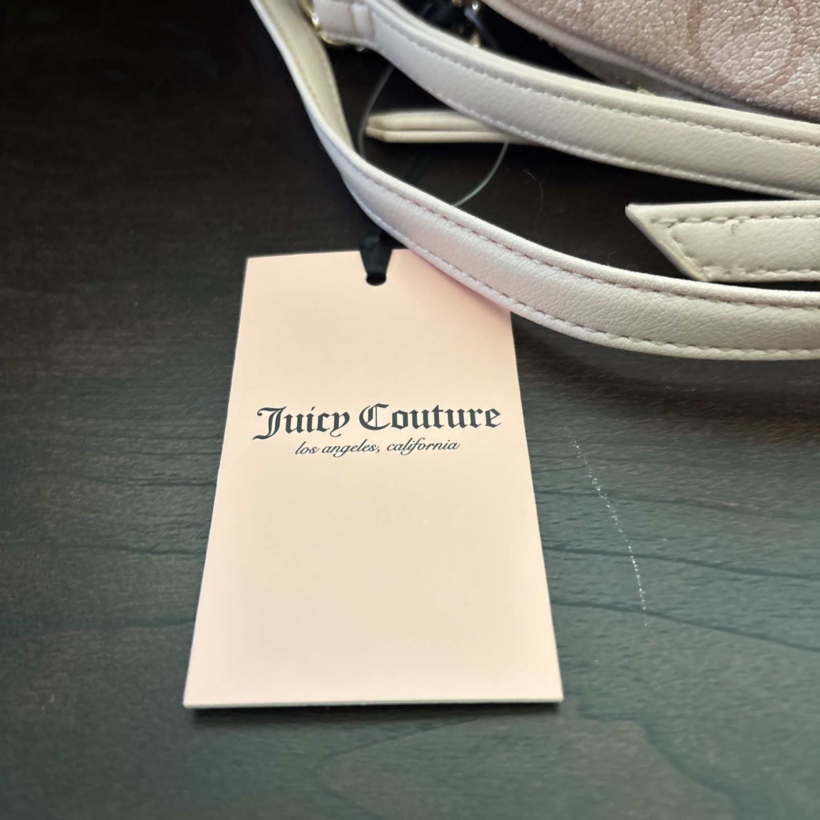 NWT Juicy Couture Pink Clay #2 Precious Moments Heart Crossbody MSRP $118