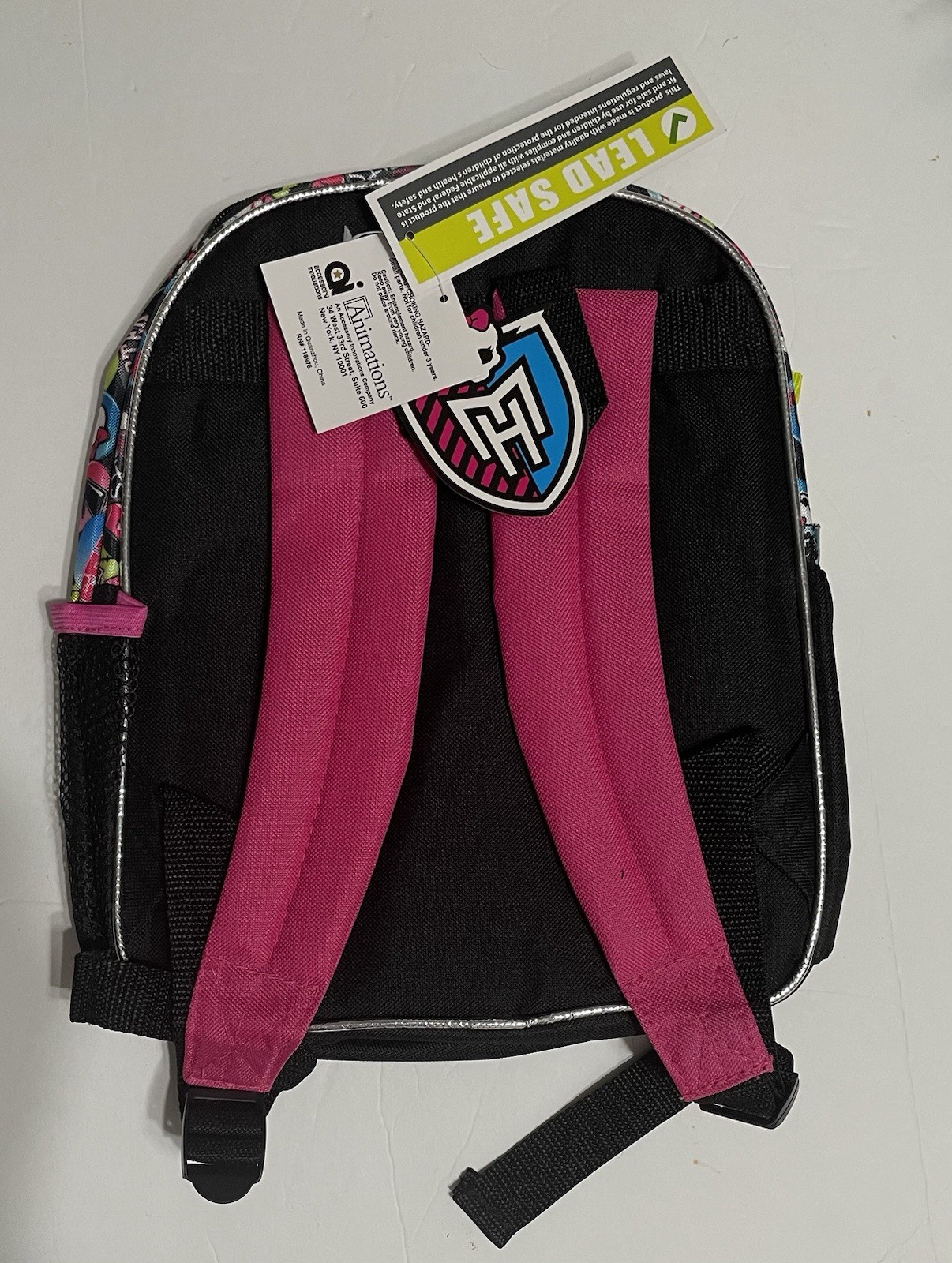 Small Backpack- Monster High Varsity Small Backpack 12″ x 10″ ,New With Tag!!
