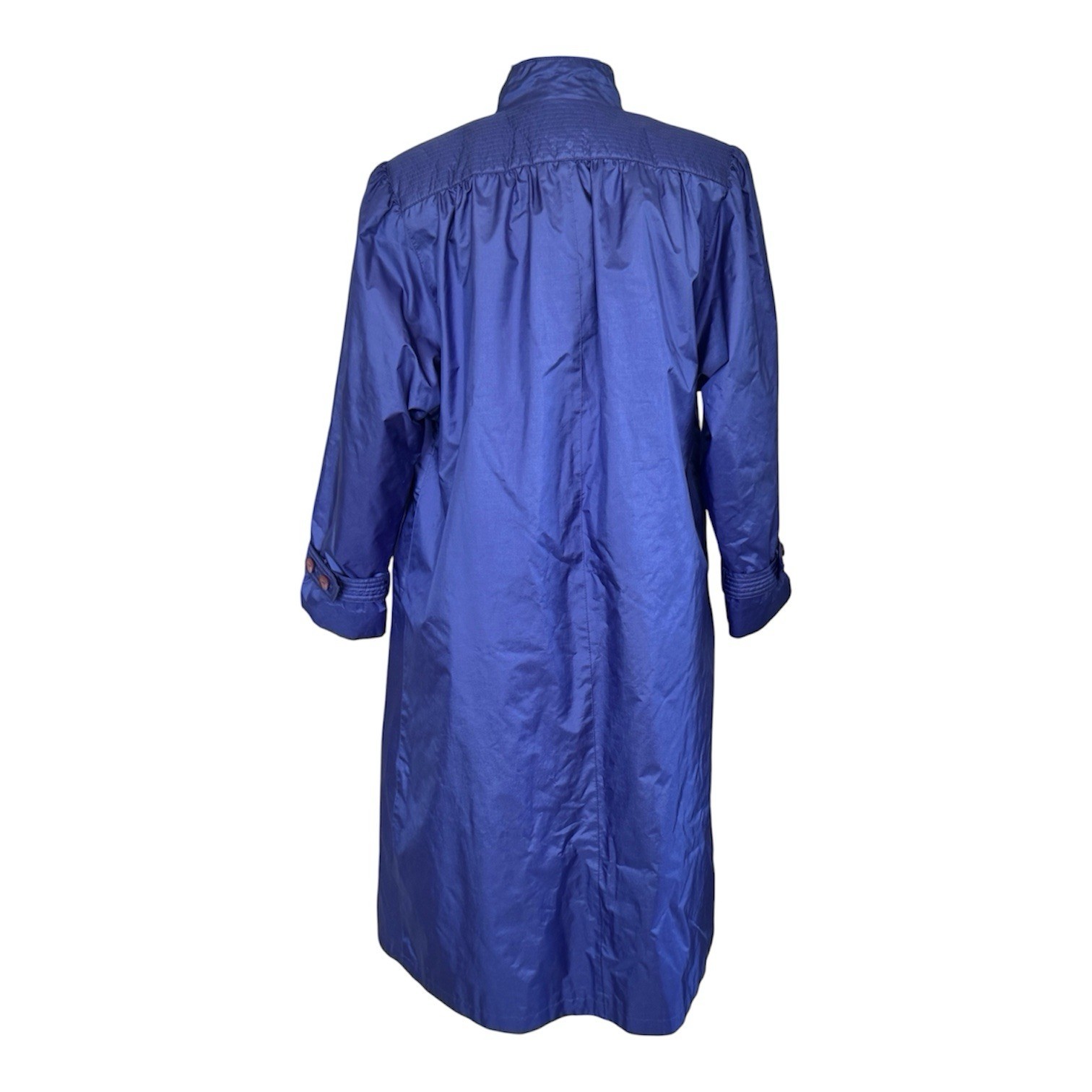 Vintage Chiago By Fleet Street Blue Trench Coat 10