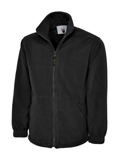 Heavyweight Work Wear Embroidered Fleece Jacket. FULL EMBROIDERED COLOUR LOGO