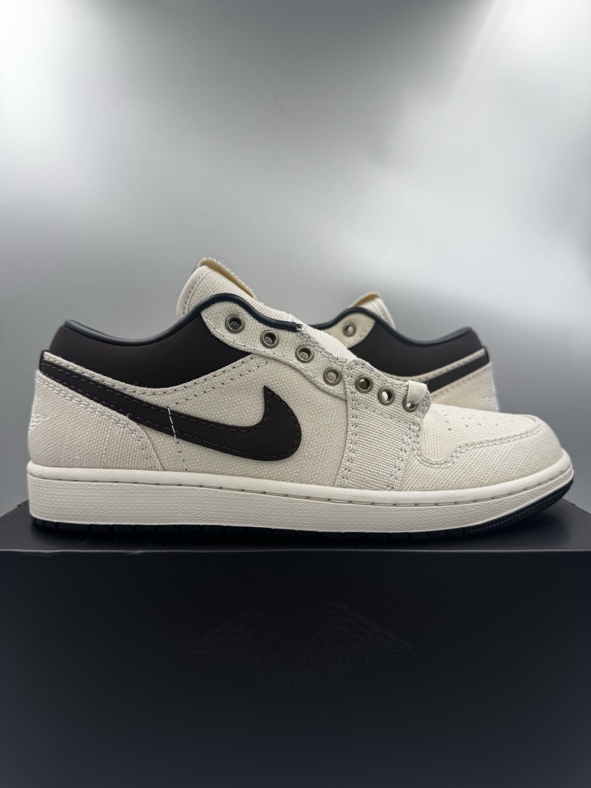 Nike Air Jordan 1 Low PRM Pale Ivory Baroque Brown BRAND NEW Size 9