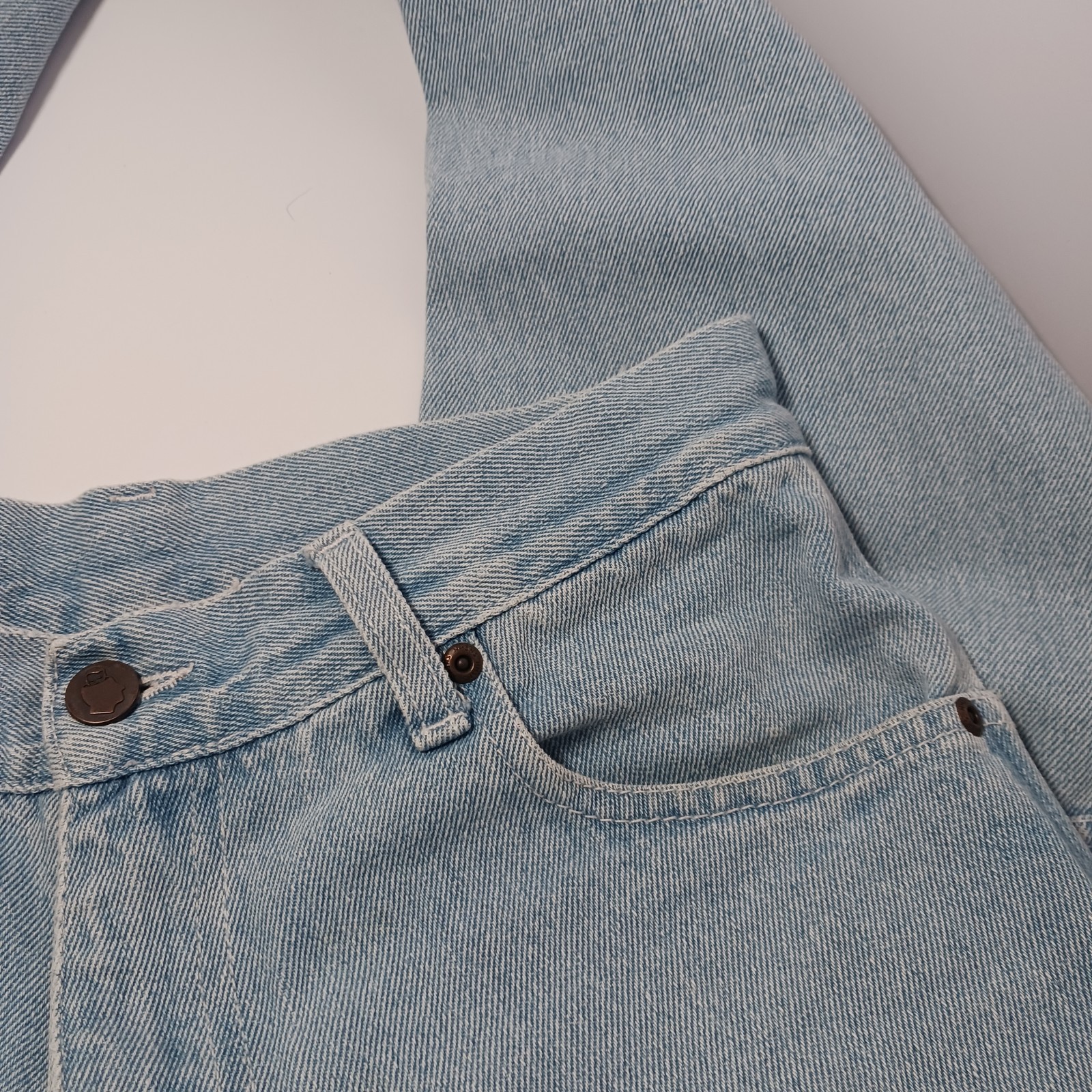 NNSNS Yeti Stone Washed Baggy Carpenter Jeans Mens Sz 26X30 Blue Skater