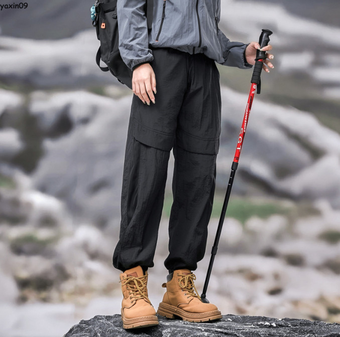 Women Men Cargo Pant Water Resistant Hiking Pants Ice Silk Outdoor Work Trousers