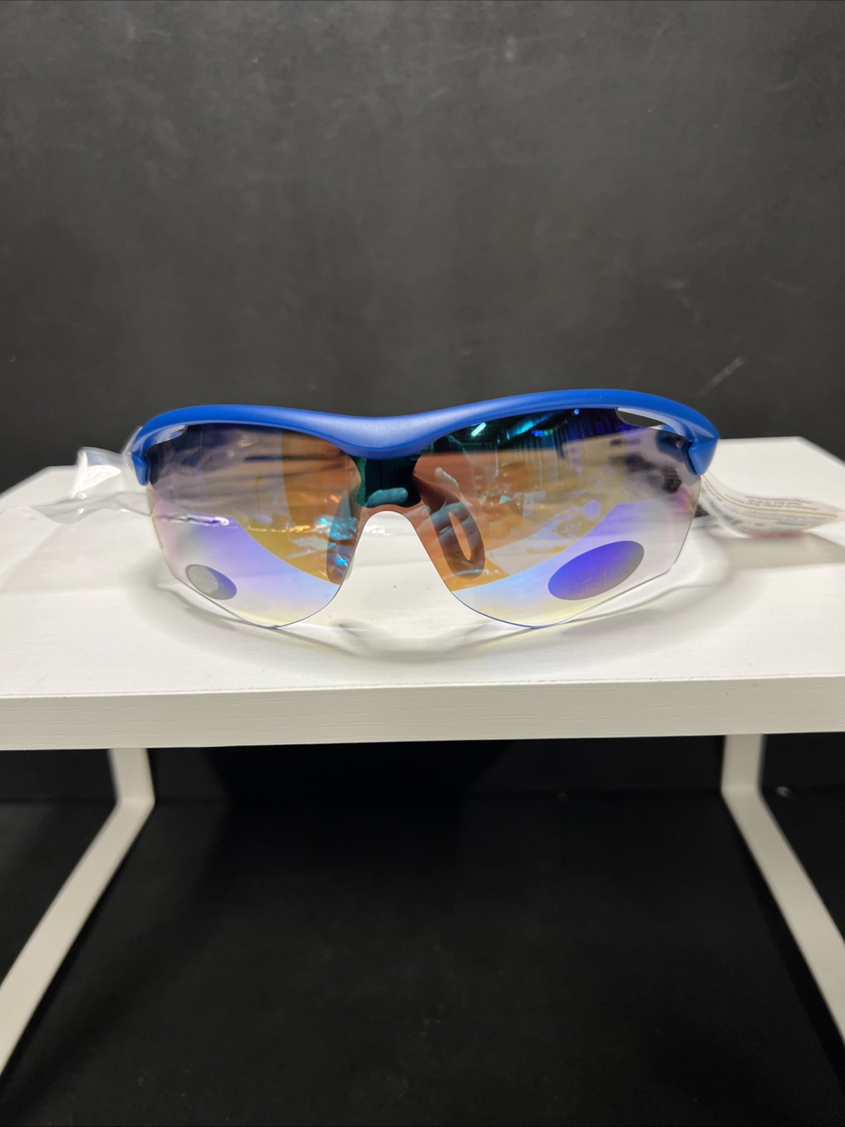 Pugs Active Sport A12 Sunglasses w/ Blue Frame & Blue Colored Lenses New