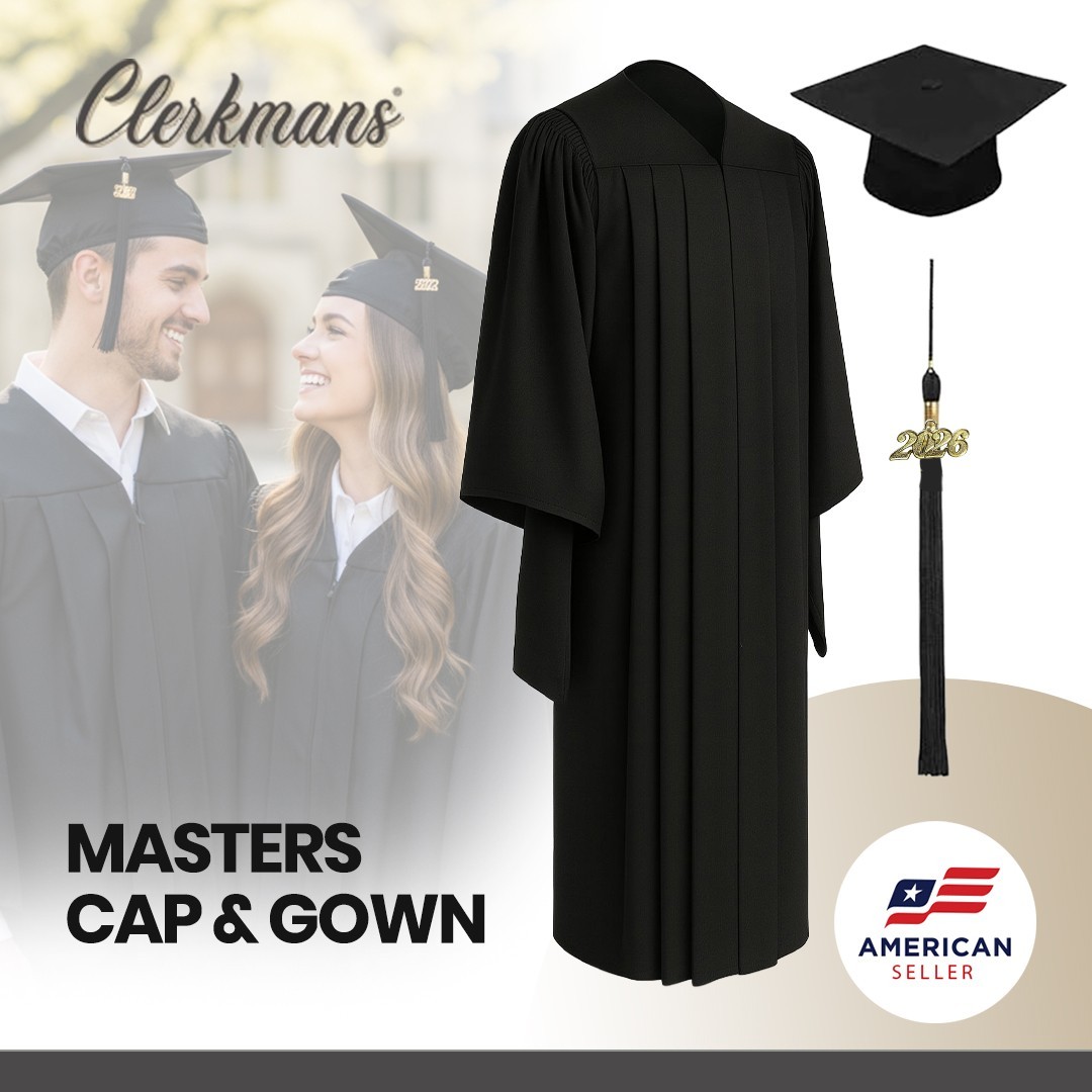 Classic Masters Graduation Cap and Gown – Academic Regalia
