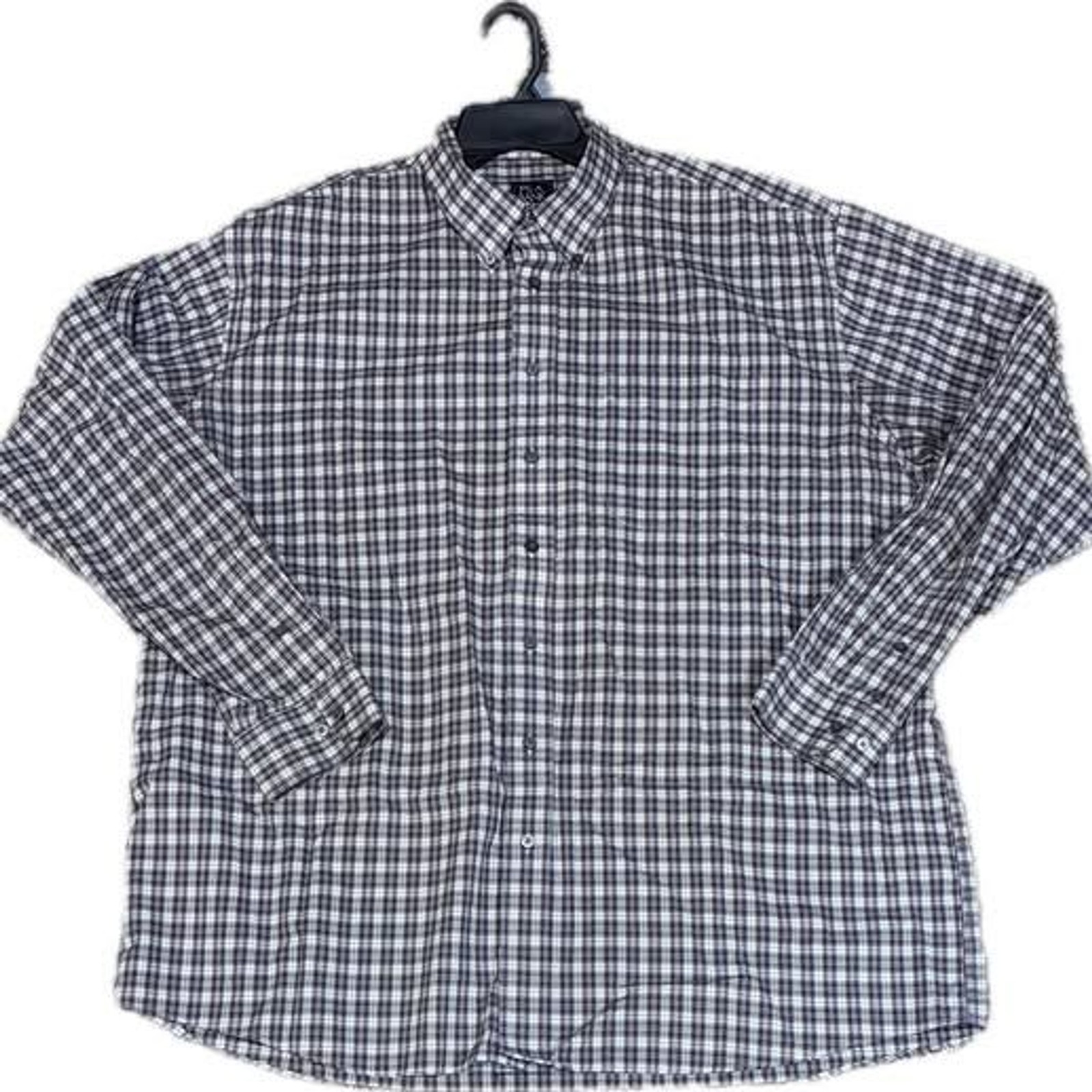 Jos. A. Bank Traveler Plaid Button Down Shirt 2XLT