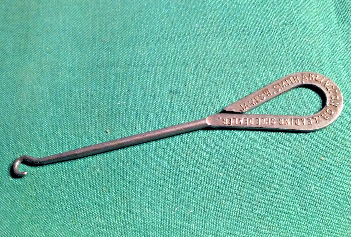 James W. Smith Arlington Oregon Leading Shoe Dealer Boot Button Hook Advertising