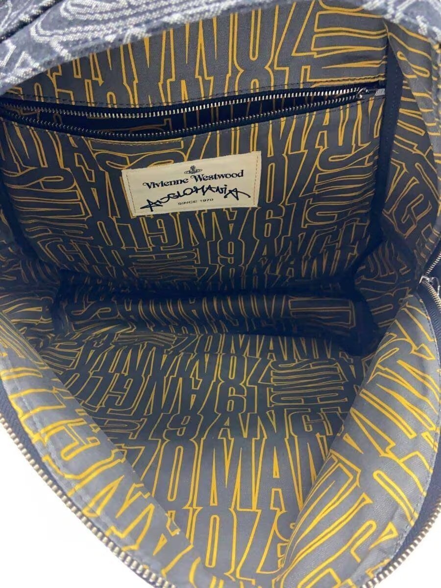 Vivienne Westwood Anglomania Backpack Black Canvas Nylon Women Rucksack