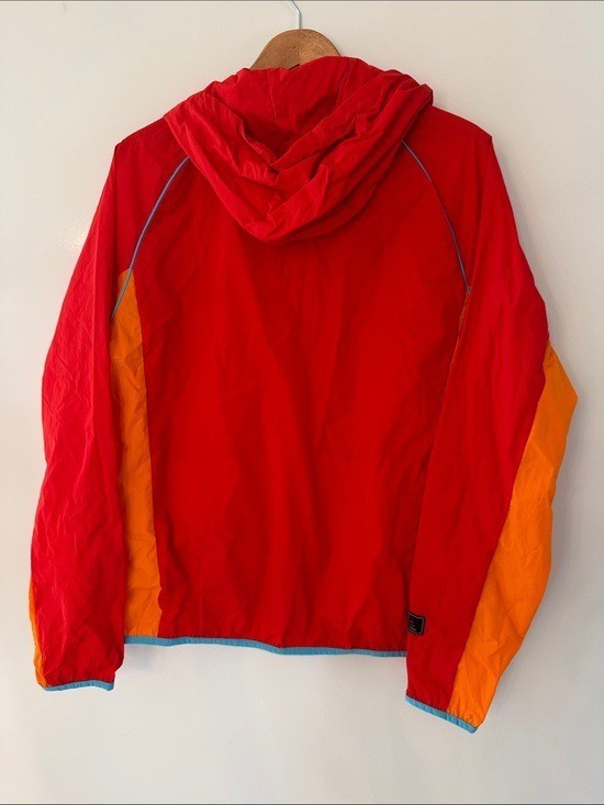 Aldi Gear Unisex Red Windbreaker Jacket Water Resistant Large Spring 2024