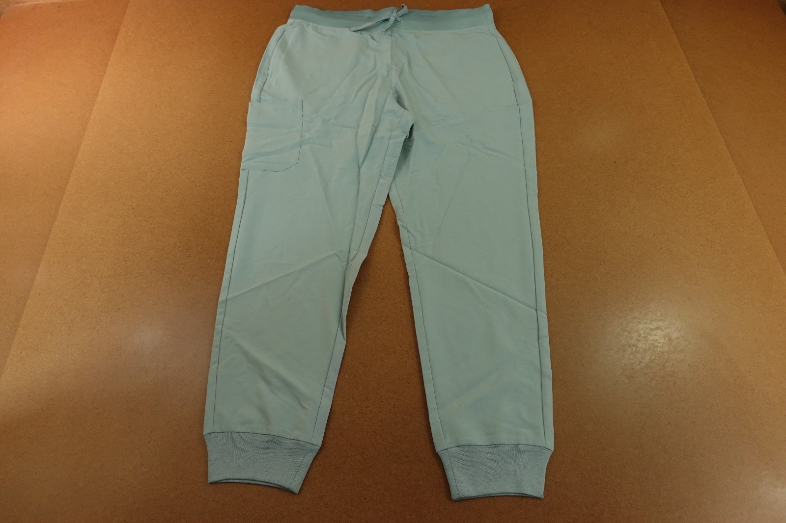 Mandala Womens Large Tourmaline Green High Waist Jogger Pants Inseam-27.5 in NWT