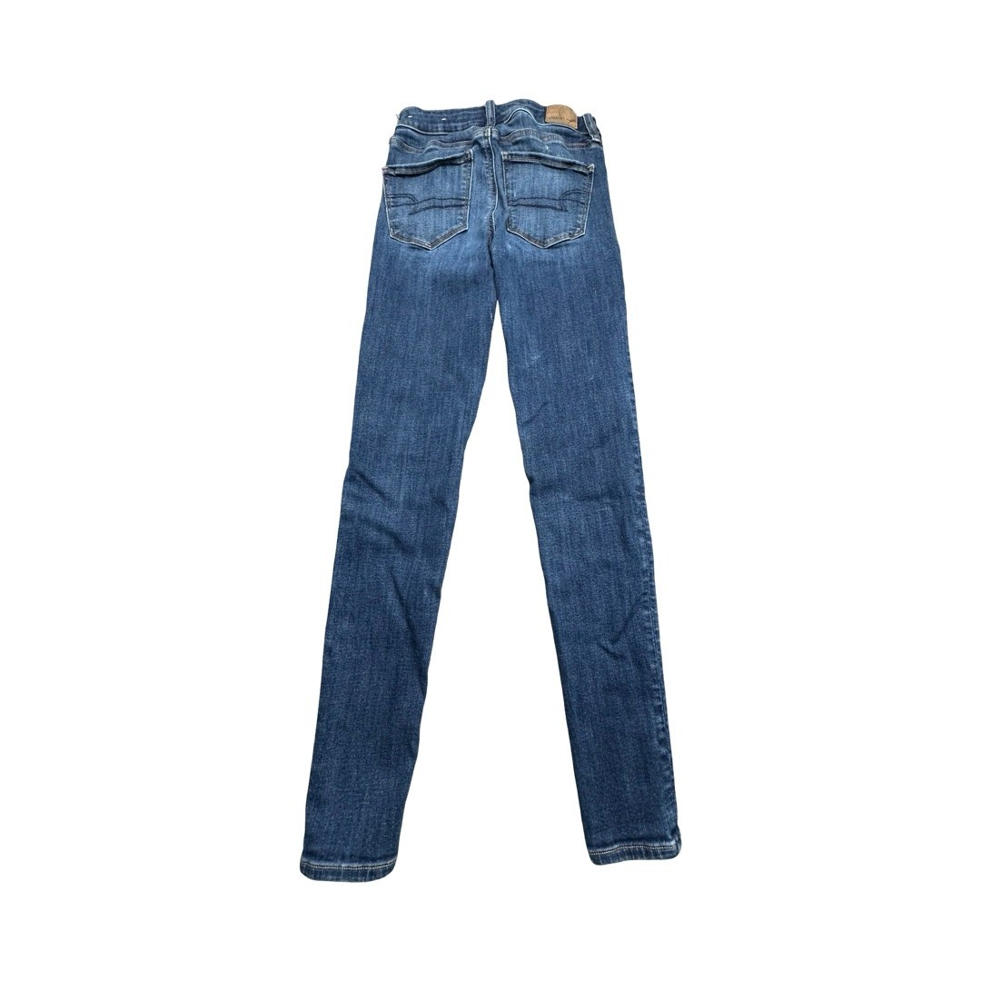 American Eagle Jegging Womens 2 Blue Hi-Rise Ne(x)t Level Stretch Skinny Jeans