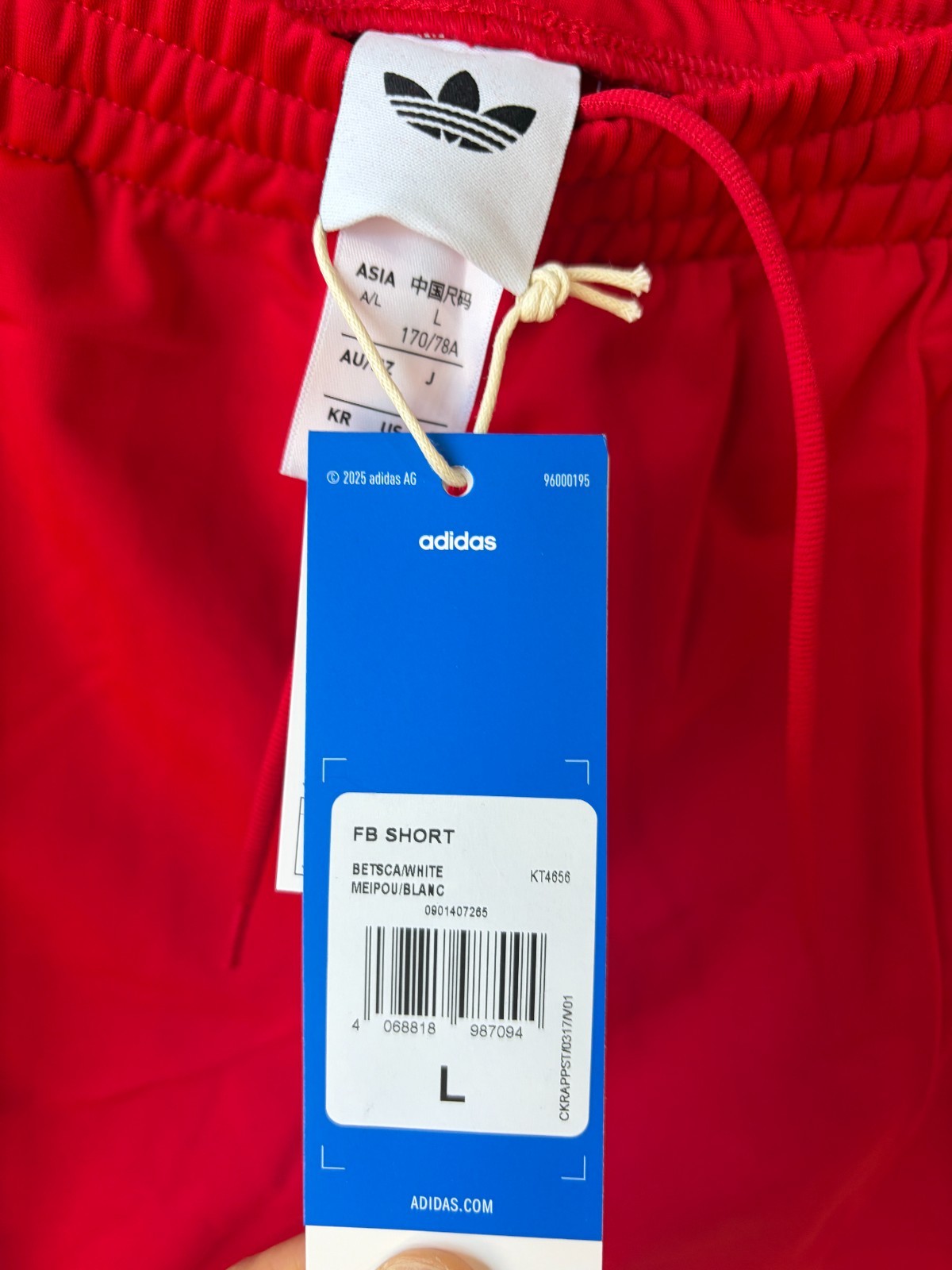adidas Originals Firebird Classic Shorts Women’s Lifestyle Pants AsiaFit KT4656