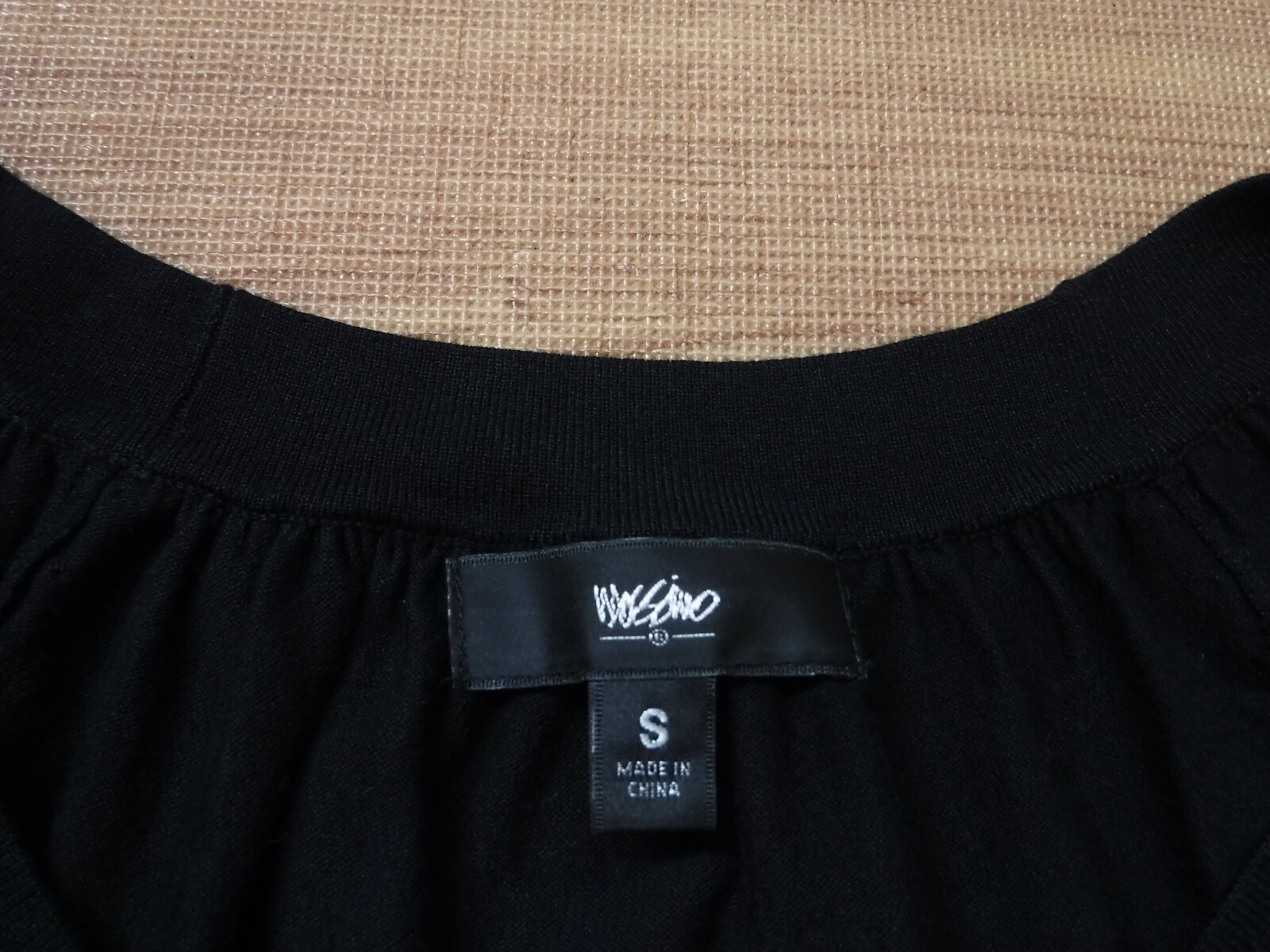 Mossimo Black Rayon&Nylon Blend Scoop Neck Short Sleeve Dress Women S ~Great~