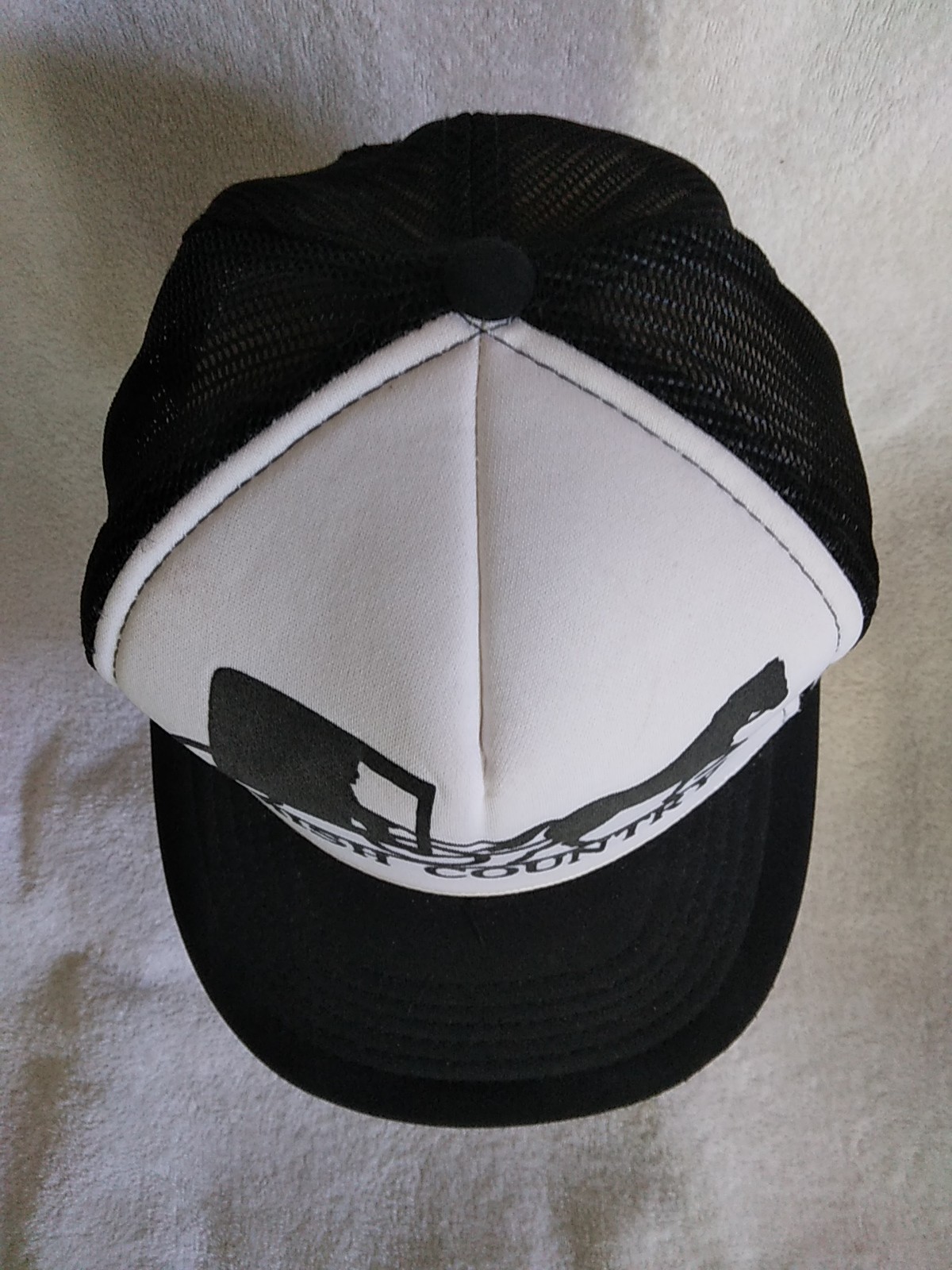 Amish Country Polyester Foam Vintage Trucker Hat Snapback Mesh