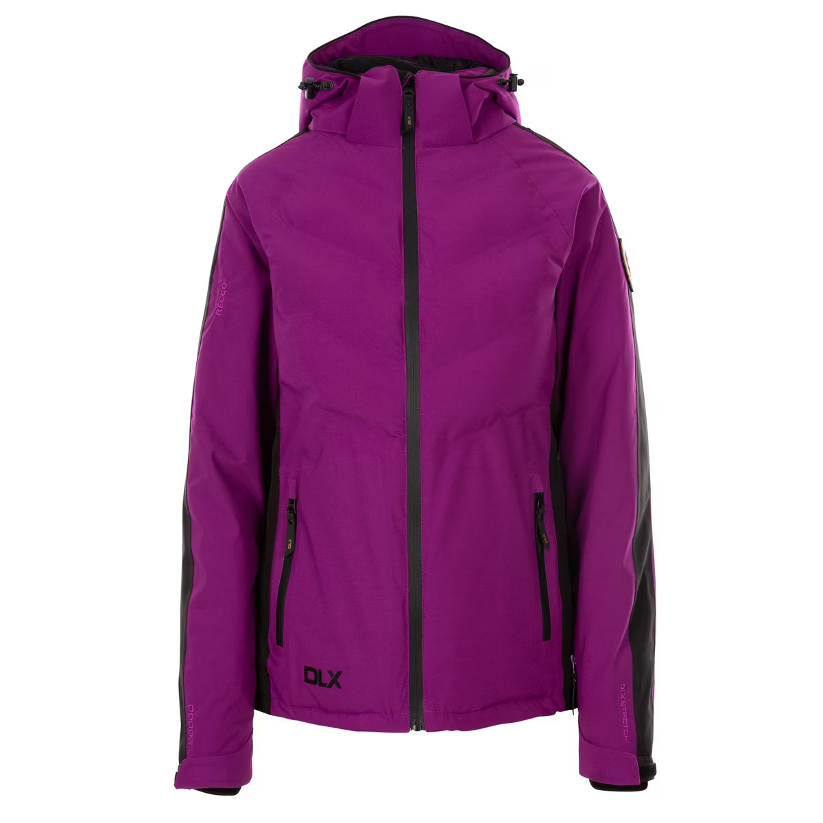 DLX Gabriella Womens Ski Jacket Waterproof 20000mm Wild Purple Size 10 S New