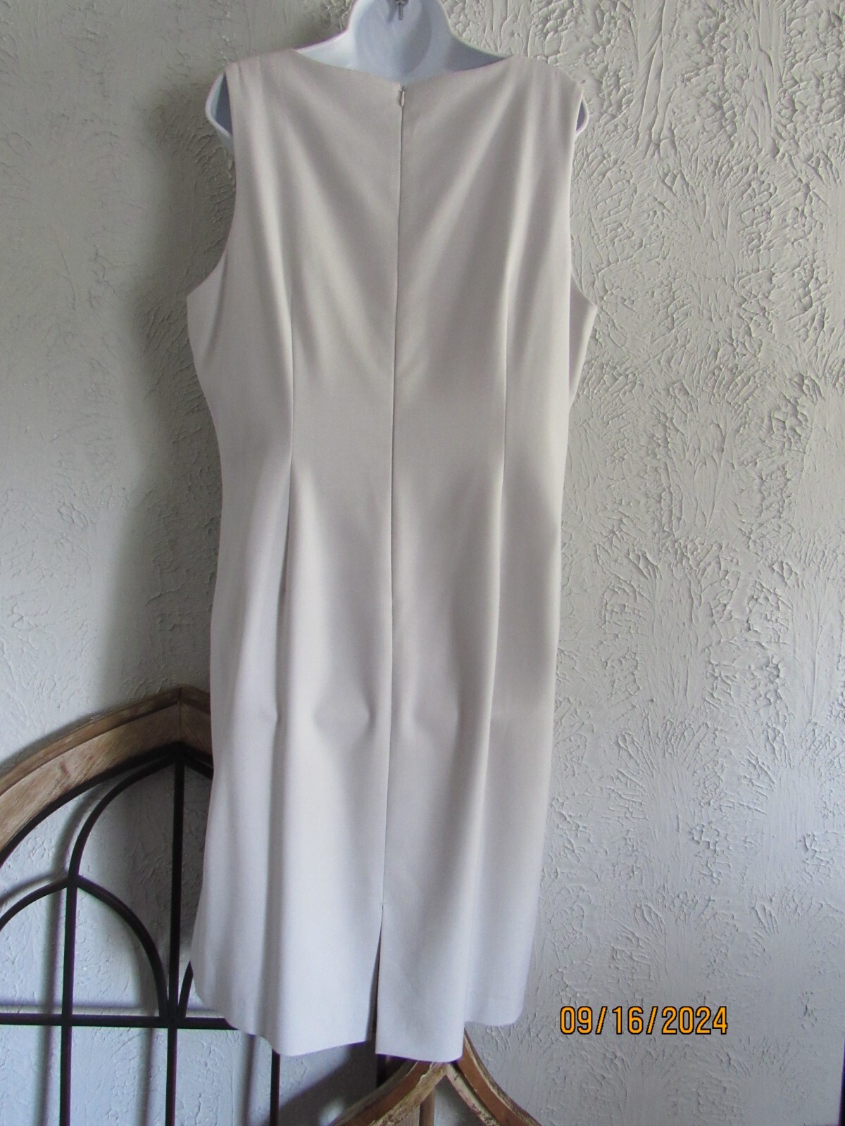 Alex Marie nwt sz 16 lightest grey stone professional dress easy care easy wear