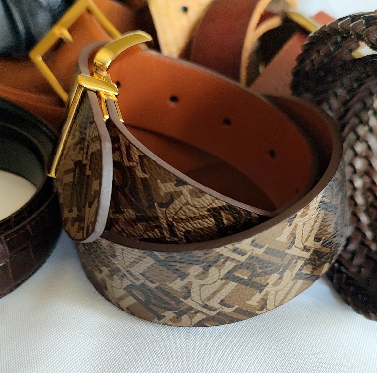 Vintage Ralph Lauren Designer Leather Belt for Women, small