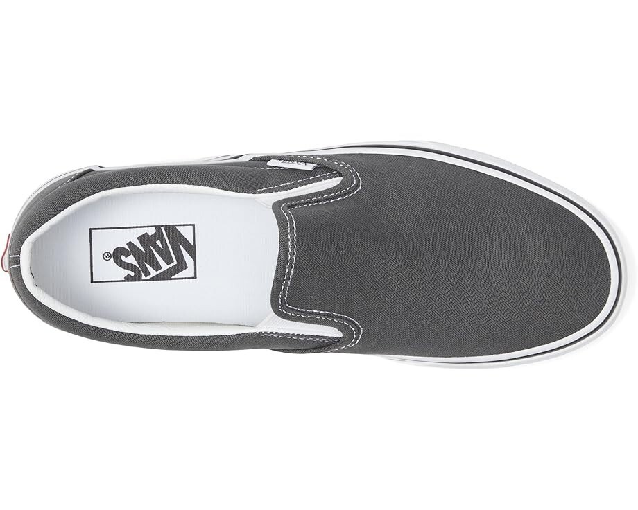New in Box Vans Classic Slip-On Canvas Sneakers Charcoal, Fast Shipping
