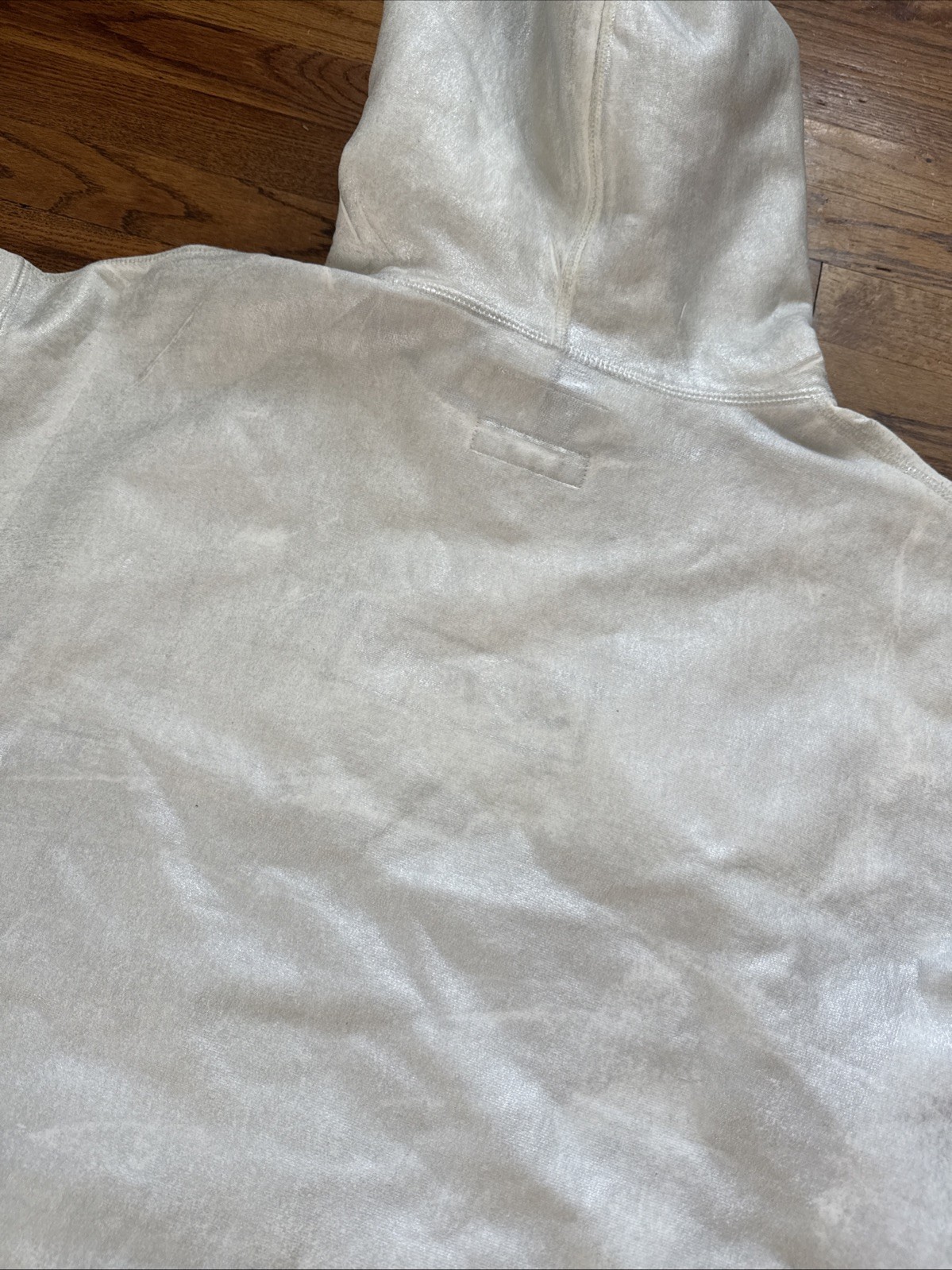 Supreme MM6 Maison Margiela Foil Box Logo Hooded Sweatshirt White Size XL C22