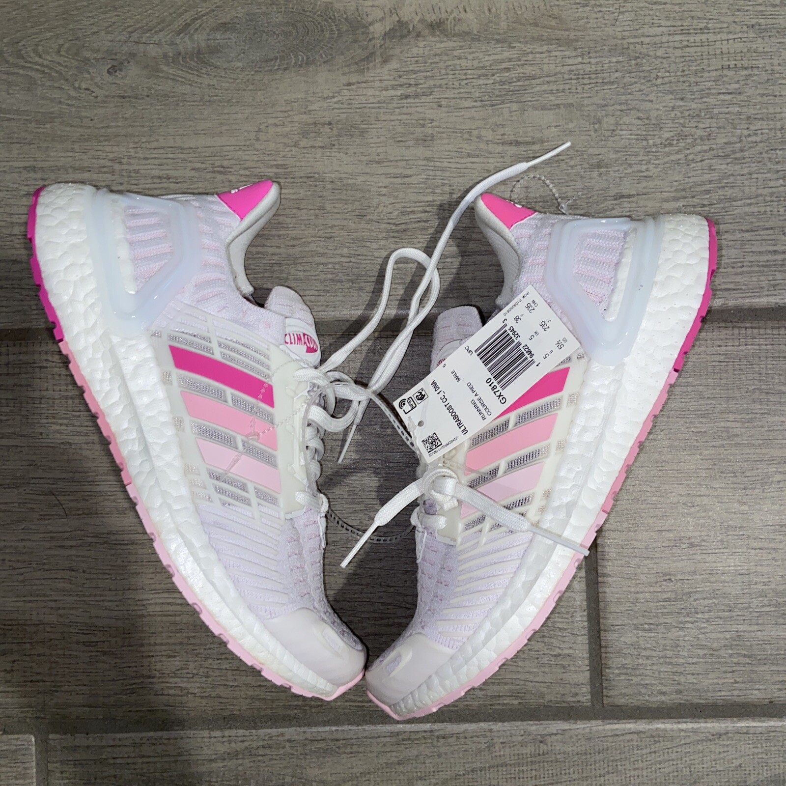 Adidas Ultra boost CC_1 DNA Running Sneakers GX7810 Wht/Pnk Men’s 5.5–Women’s 7
