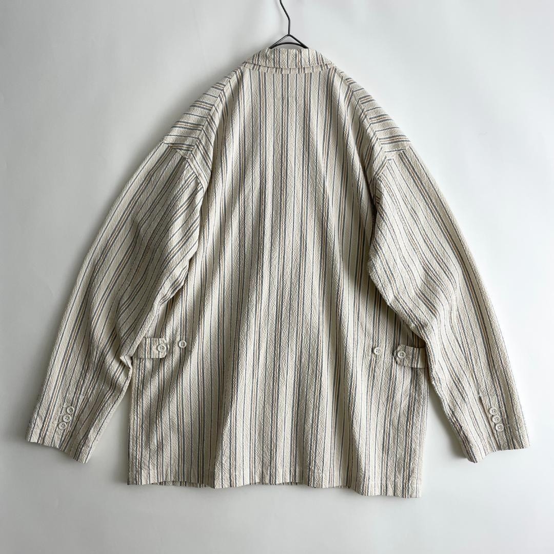 ENGINEERED GARMENTS 20SS Double Loiter Jacket Seersucker Stripe M F/S