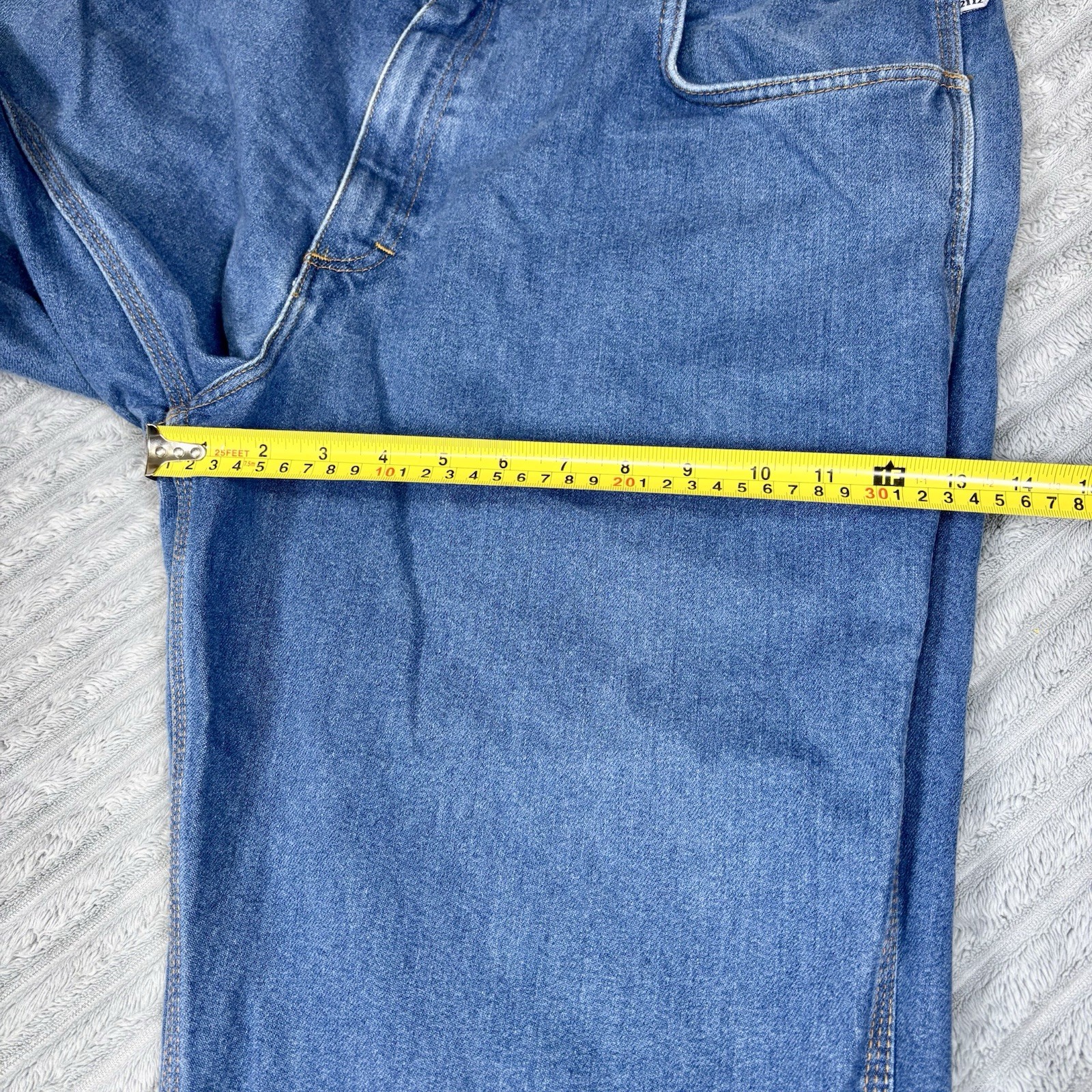 Tyndale FR Jeans Men 42×28 Blue Flame Resistant Cotton Arc F290T Denim blue