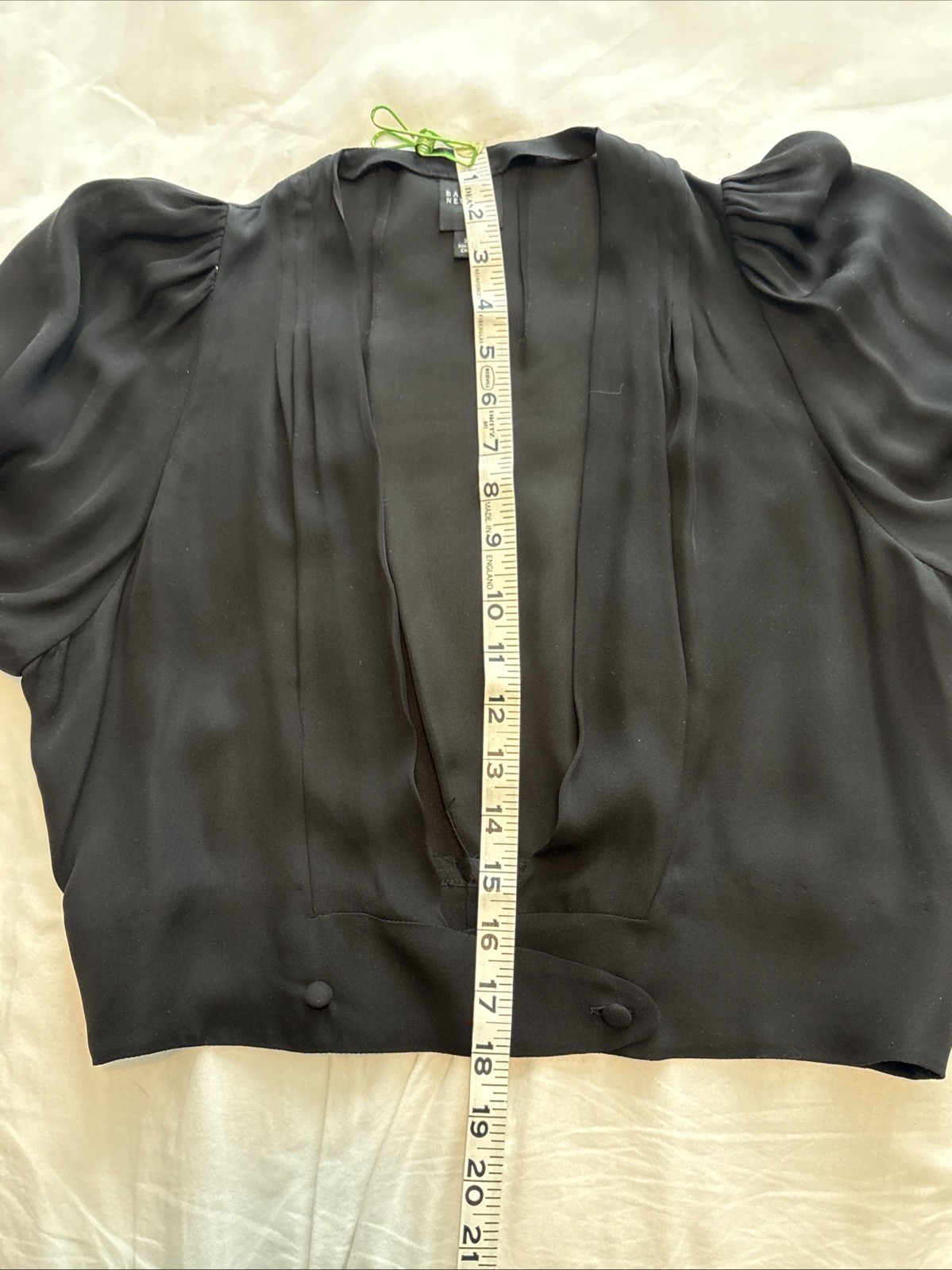 Barneys New York Robert Rodriguez Womens Sz 38 S 100% Silk Sheer Cropped Jacket