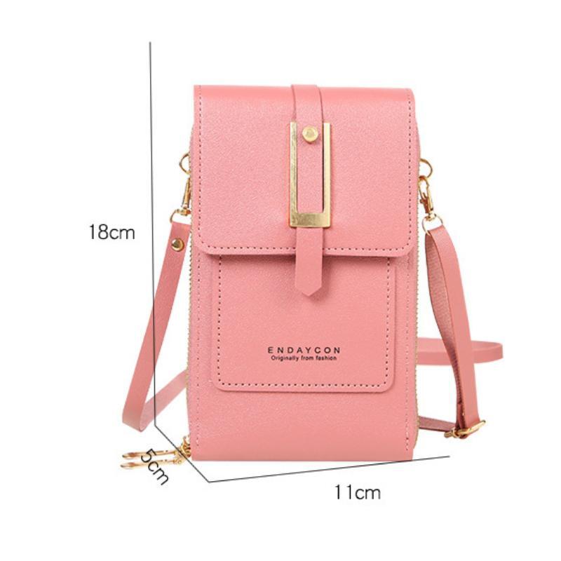 Women’s handbags, cell phone wallets, touch screen wallets