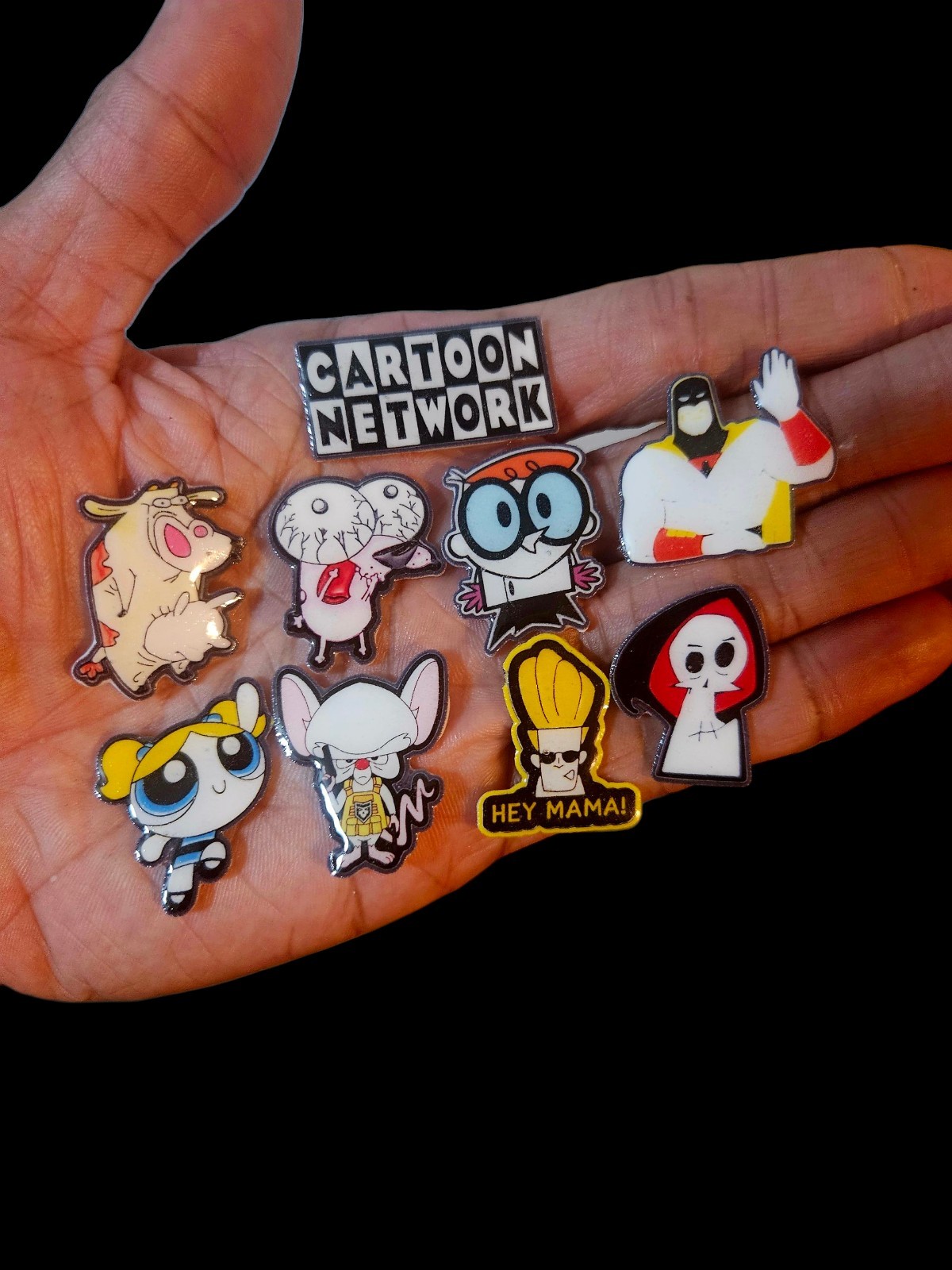 Cartoon Network Style Shoe Charms – Retro 90s Toons –fits Crocs And Clogs