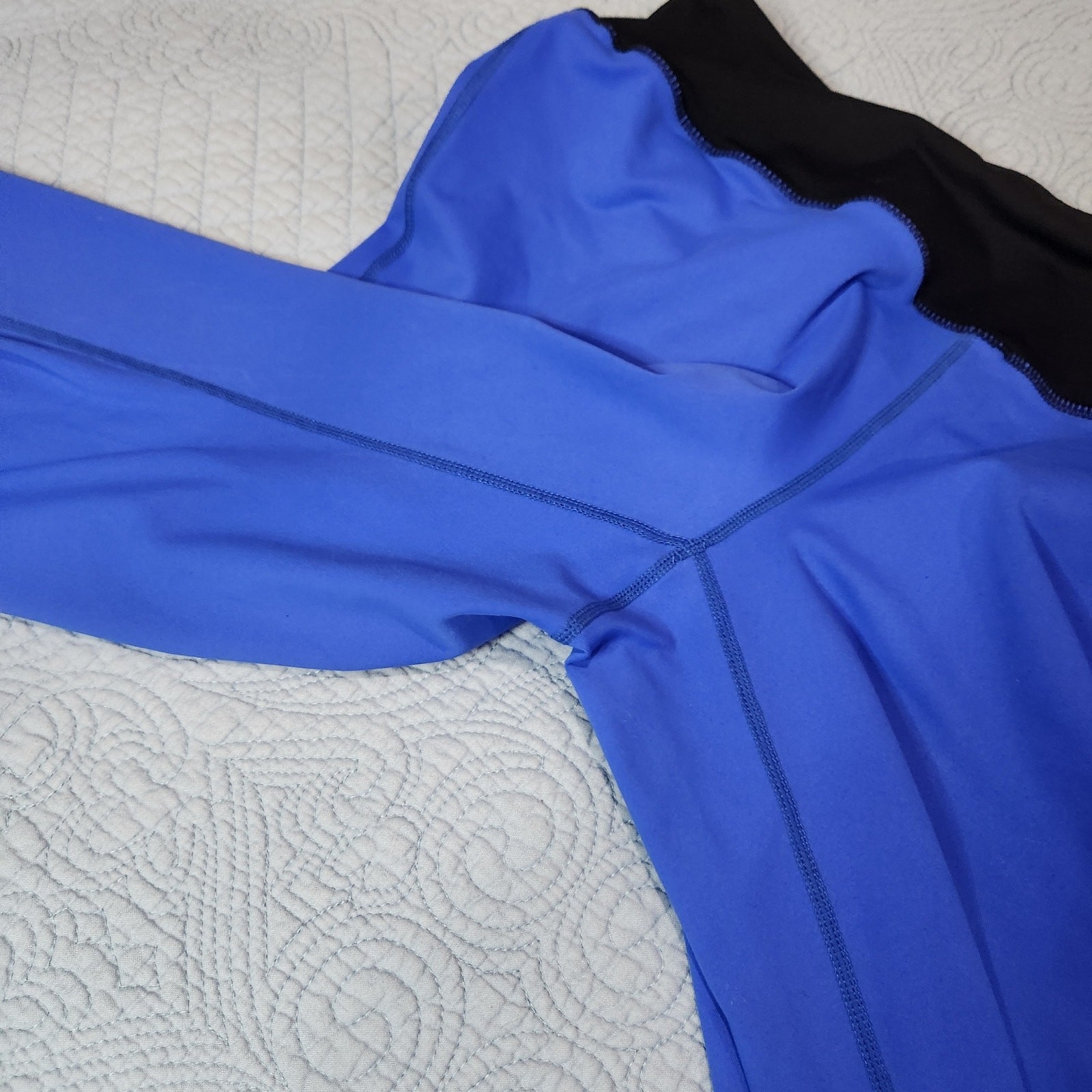 Torrid Blue Yoga Pants with Cross Strap Detail 2/2X