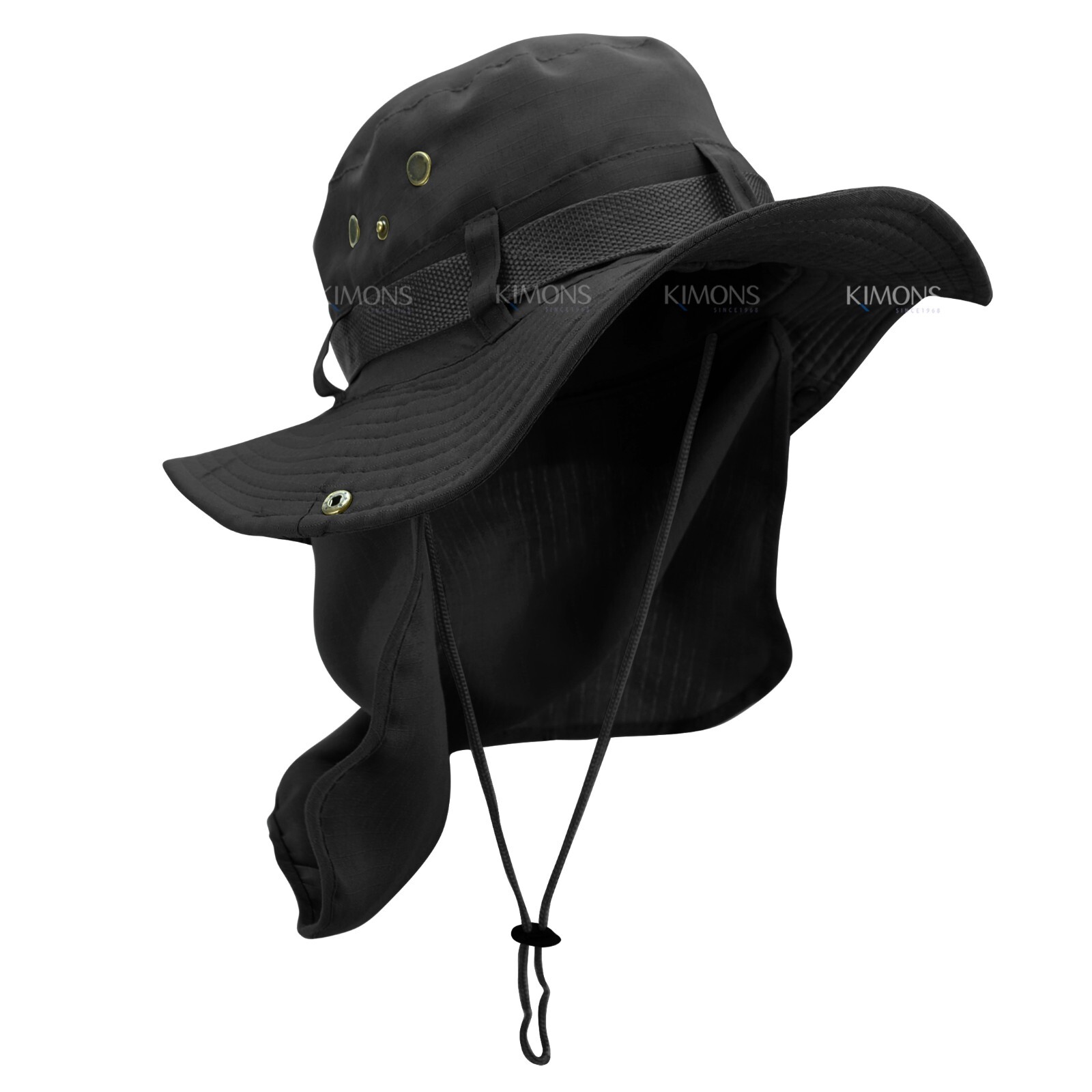 Unisex Bucket Boonie Hat Neck Cover Flap Sun Wide Brim Fishing BH Outdoor Cap