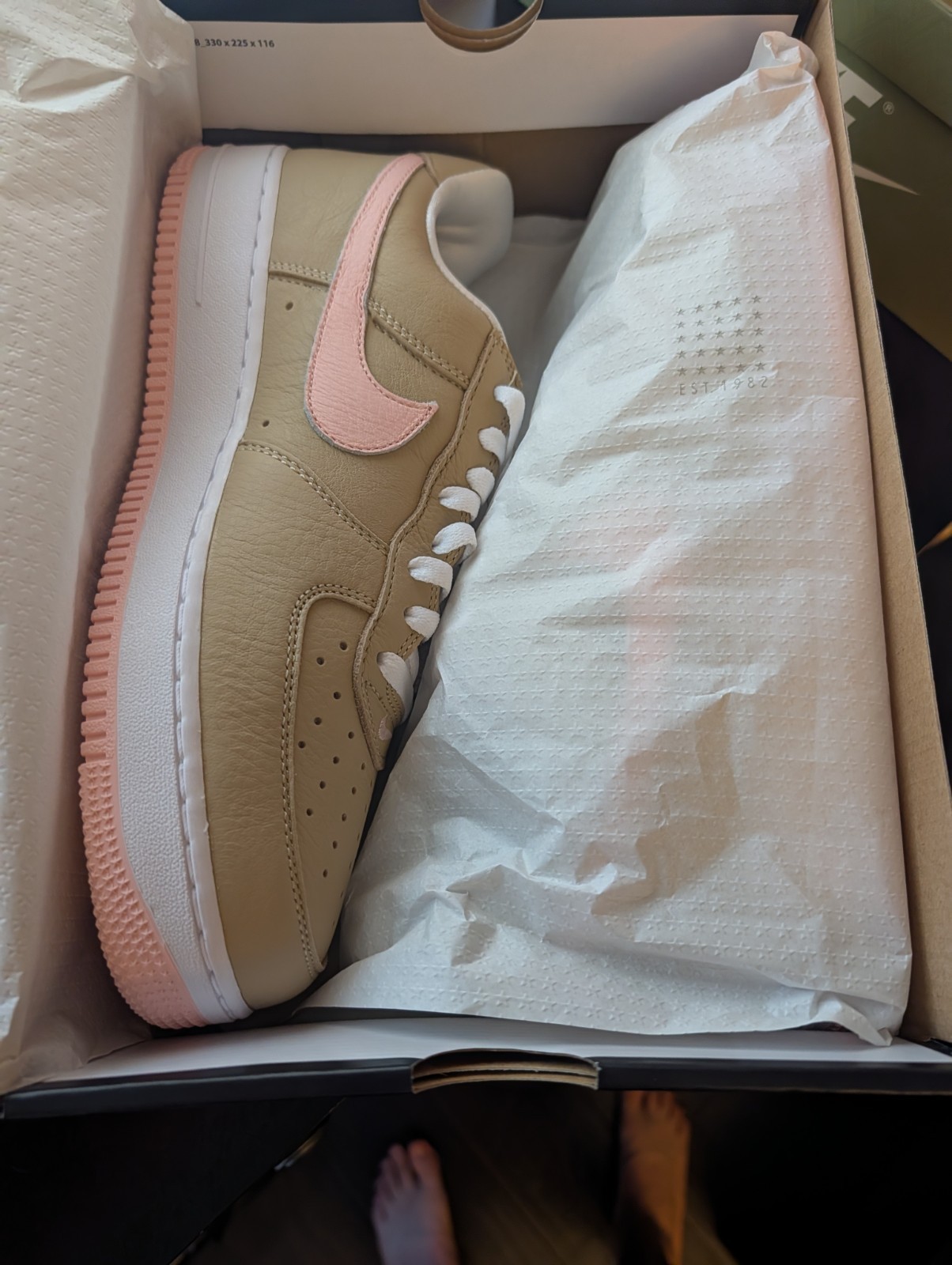 Nike Air Force 1 Linen Sz 11.5 Brand New with box