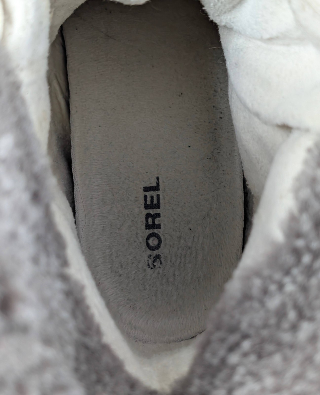 Sorel Joan of Arctic Wedge Shearling Women’s Size 8 M Gray Suede Boots Lace Up