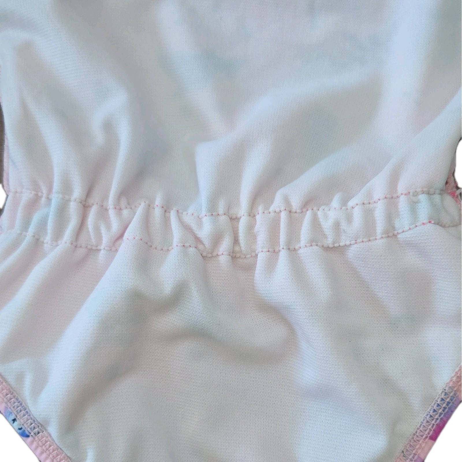 Wonder Nation Girls Pink Ocean Sea Life One-Piece Swimsuit Tulle Skirt 5T D-1
