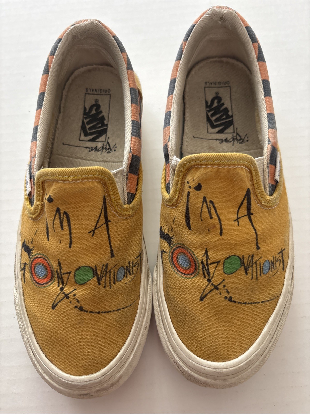 Vans Vault Ralph Steadman x OG Classic Slip-On LX Gonzovationist Ltd Rare 3.5