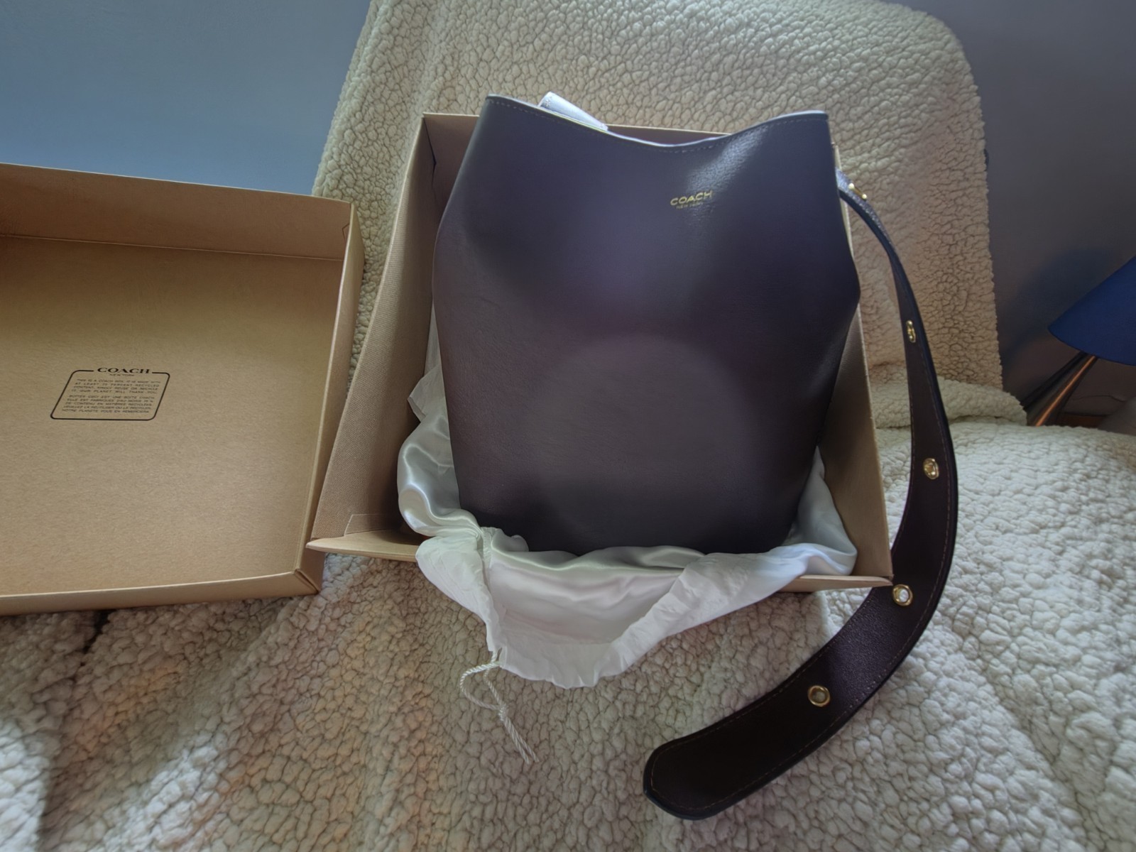 Coach Bleeker Bucket Bag. NWT Never Used. Great Condition.