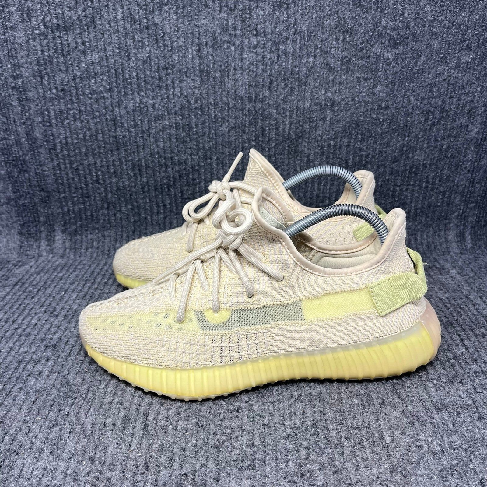 Adidas Yeezy Boost 350 V2 Flax Shoes Mens Size 8 FX9028