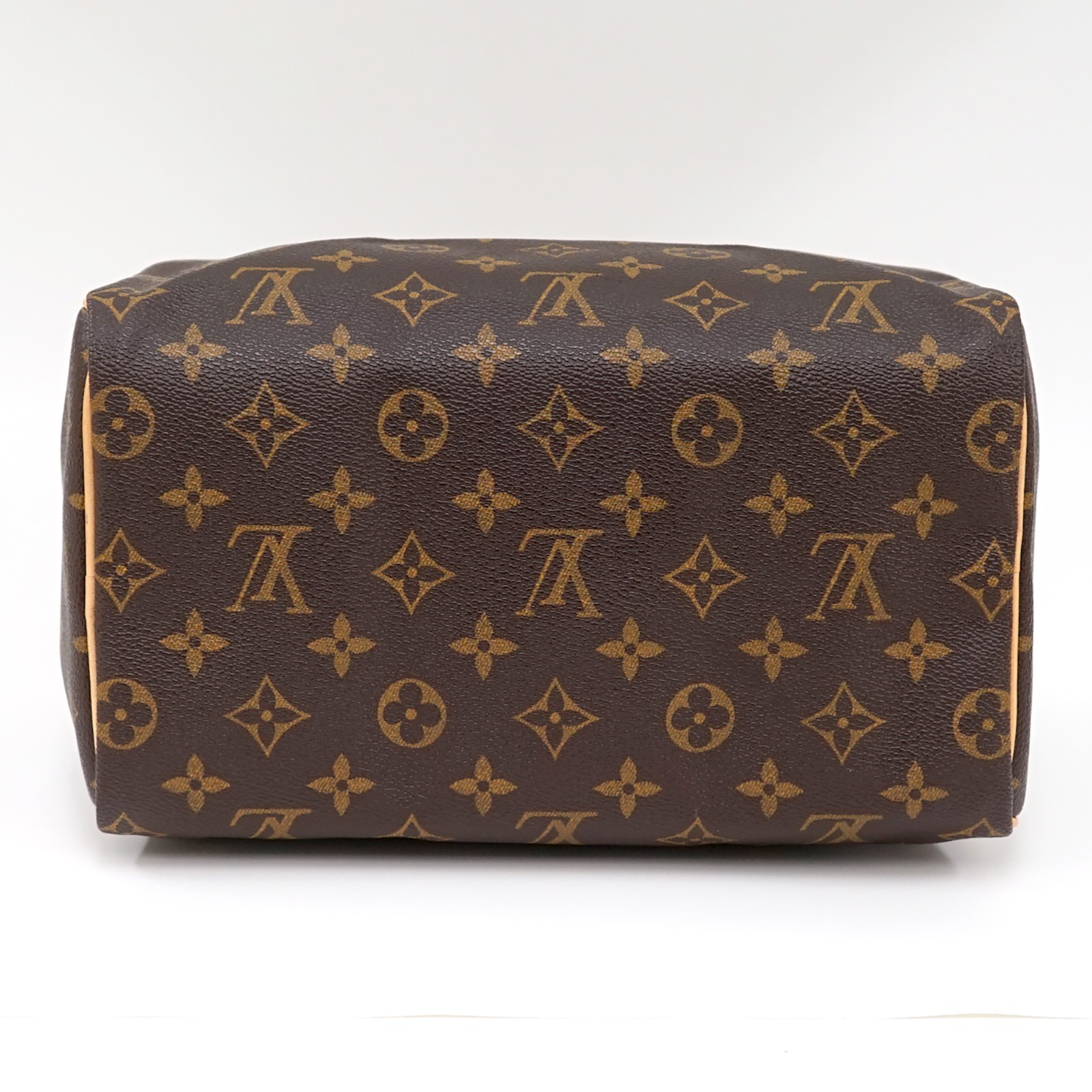 LOUIS VUITTON Speedy 25 Handbag Purse Monogram Canvas M41528 SP1068 w/Padlock