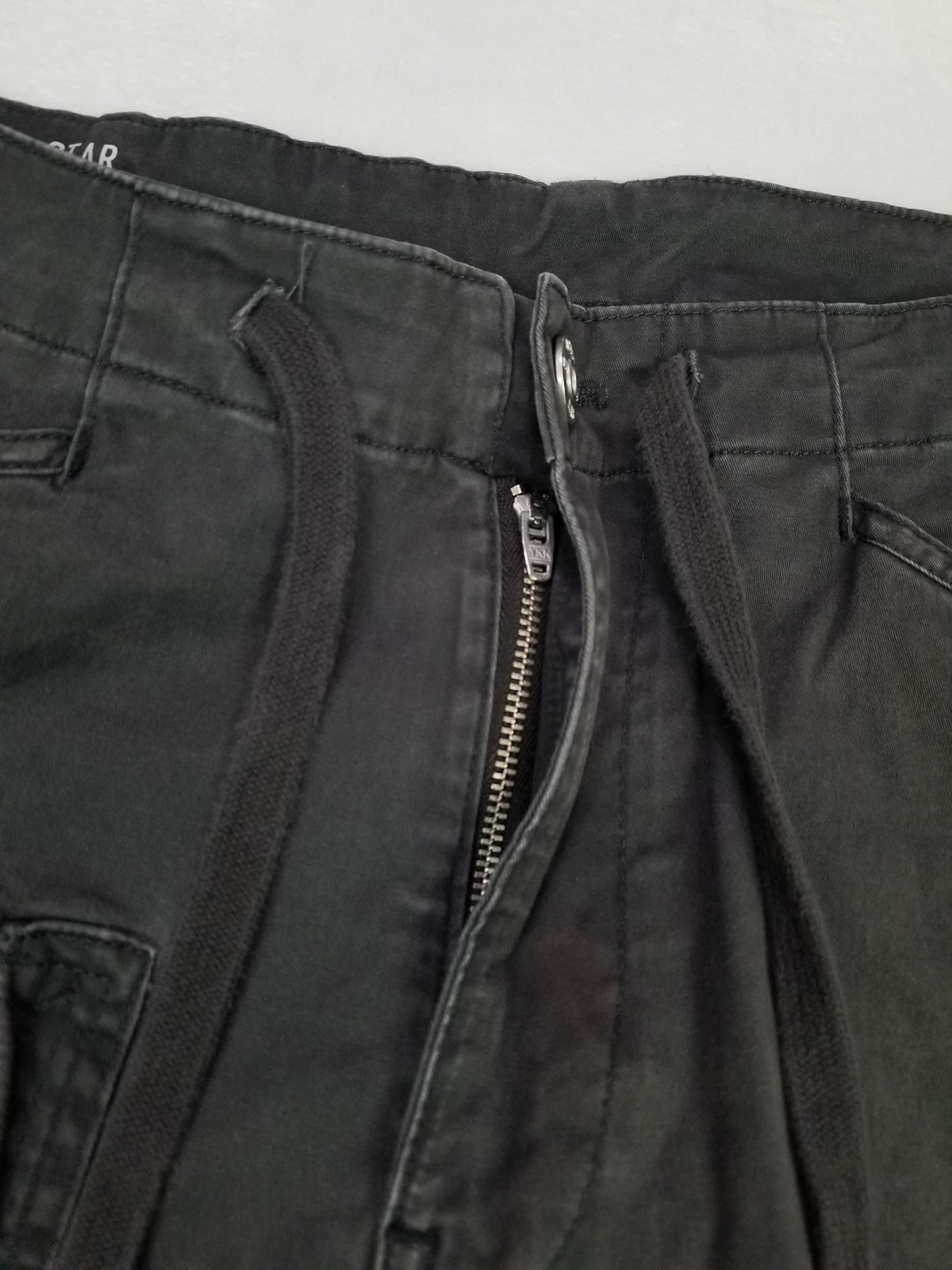 G-Star Raw Denim Dark Gray Tapered Cargo Jogger Pants Men’s Size 32/32 Rouching