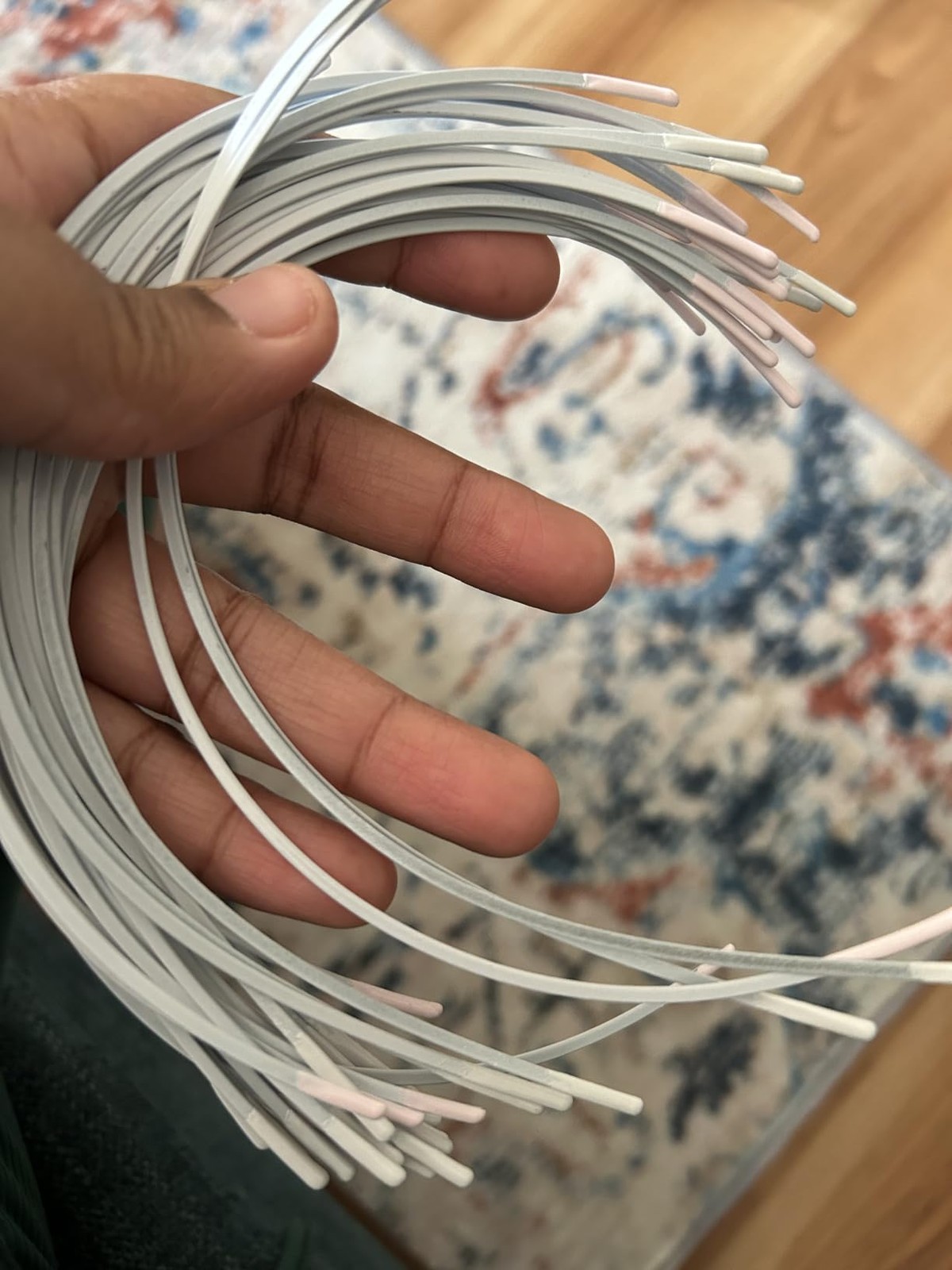 16 Pairs Bra Underwire Replacement Heavy Gauge Carbon Steel Wires 26cm 24.5cm