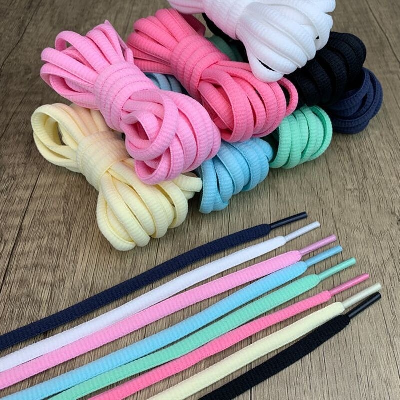 Half Round Oval Shoelaces 100/120/140/160cm Sport Shoe Laces Strings Sneakers