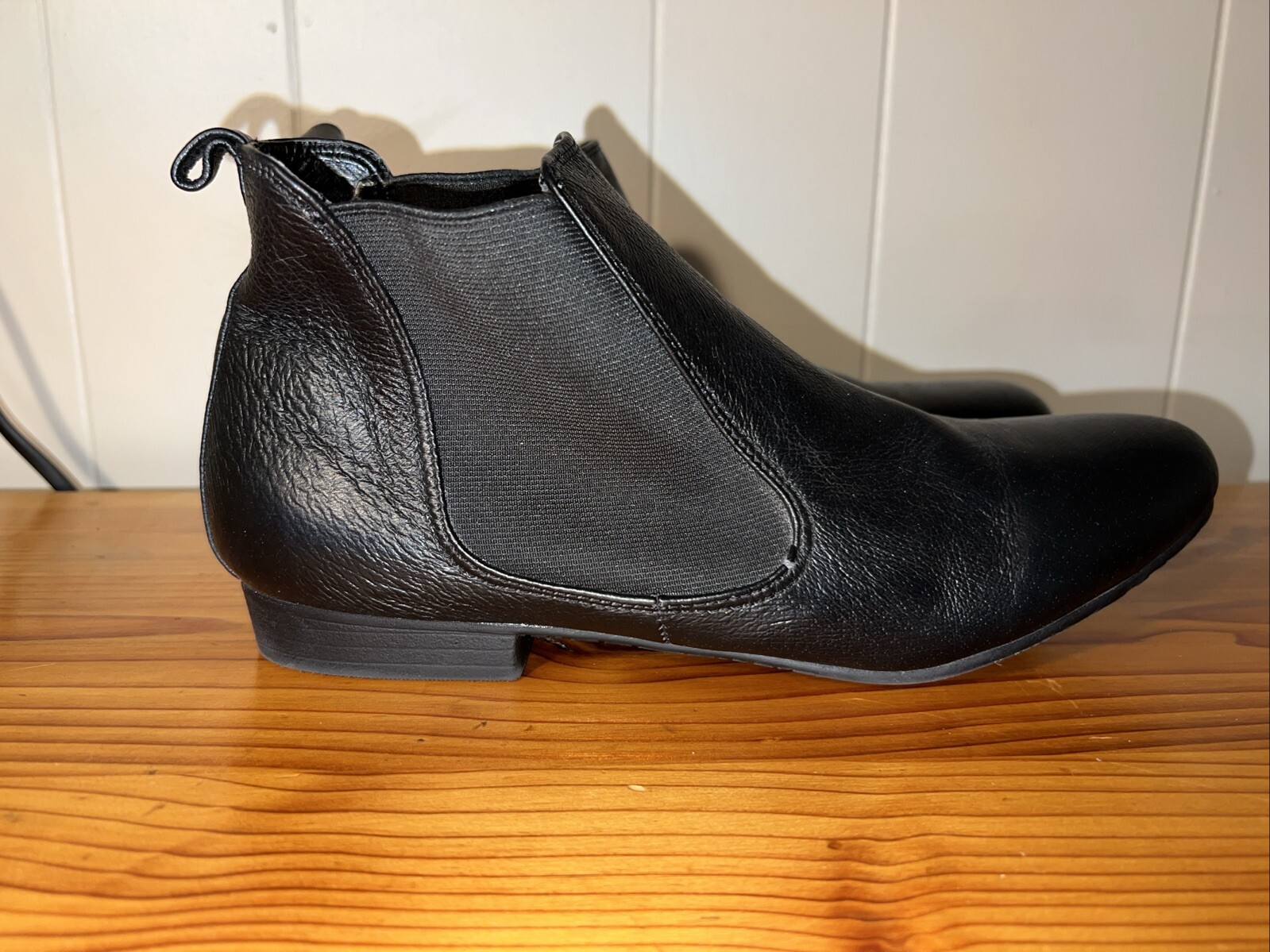 CHINESE LAUNDRY Black Leather SZ 10 M Britt Booties 4585