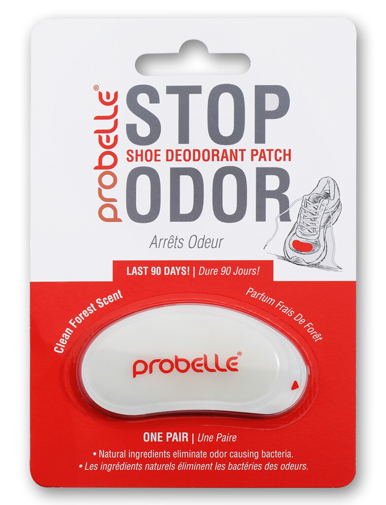 Probelle Shoe Deodorant Patch. Eliminates Shoe Odor Naturally for 90 Days