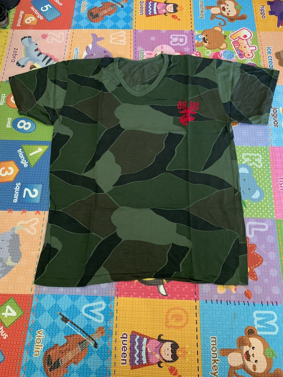 ROKMC Korean Marine Issued Loose Neck T-shirt (fits like a small)