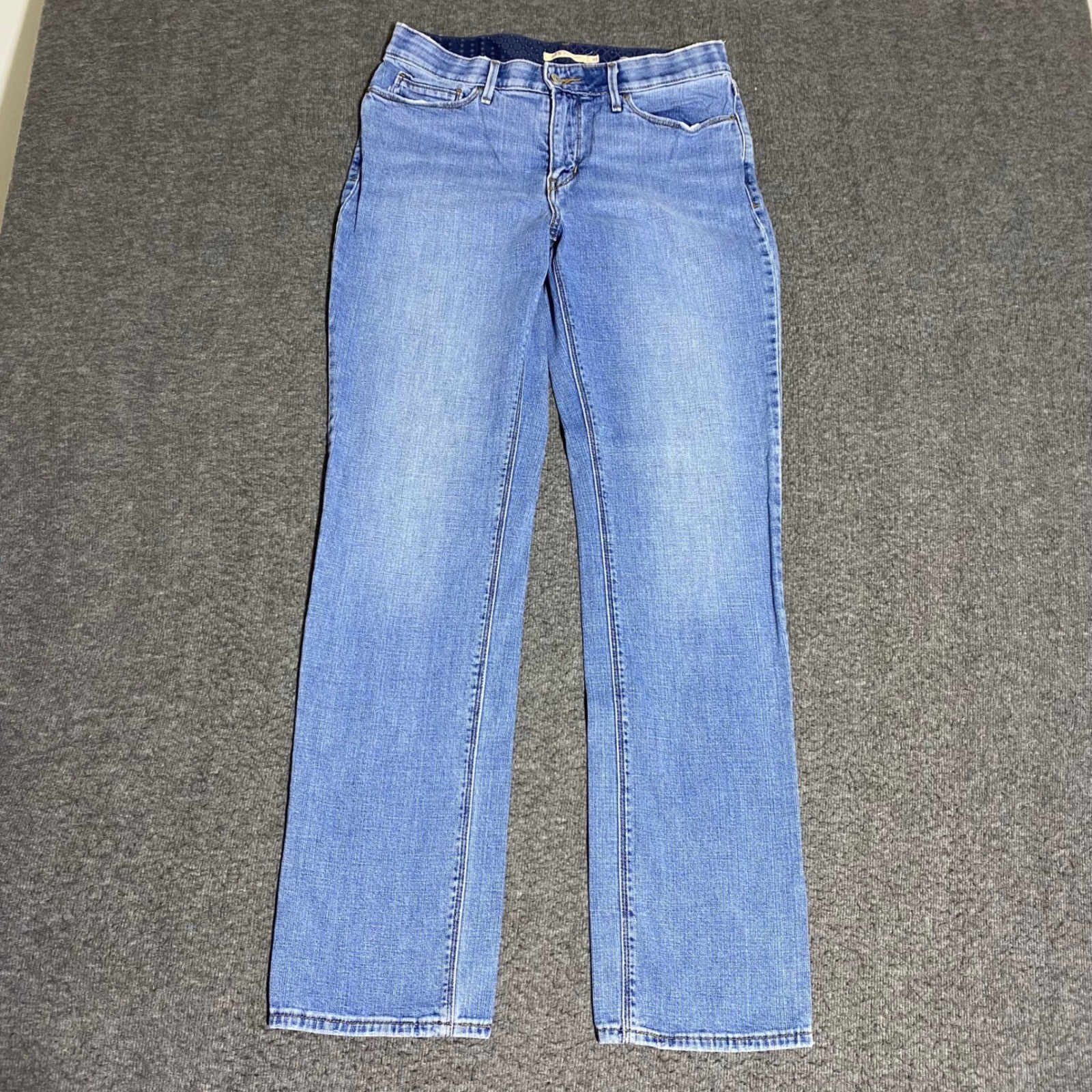Levi’s 525 Perfect Waist Jeans Womens 10M Light Wash Blue Denim 30×31 Boho Prep